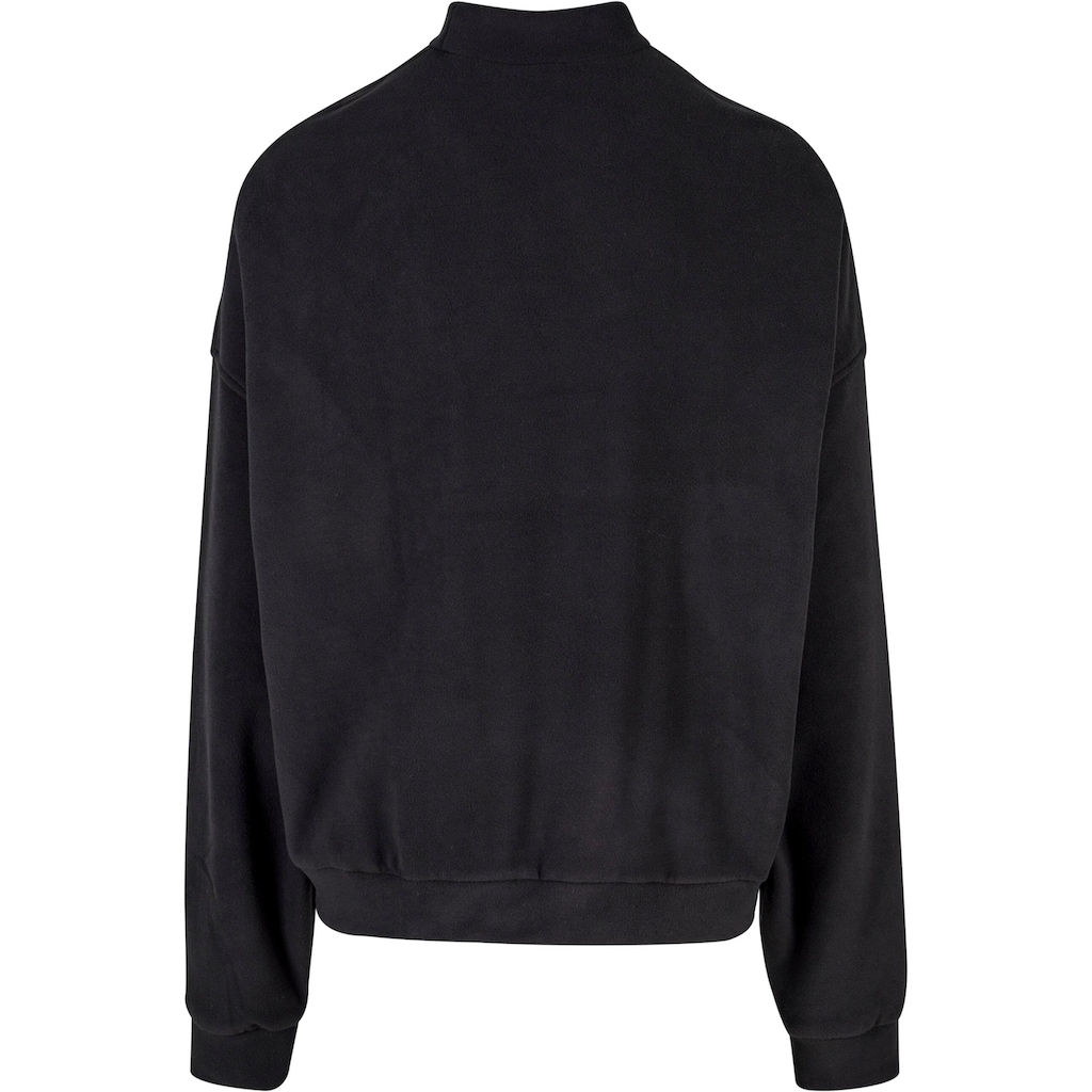 URBAN CLASSICS Rundhalspullover »Urban Classics Herren Oversized Polar Fleece Crew«, (1 tlg.)