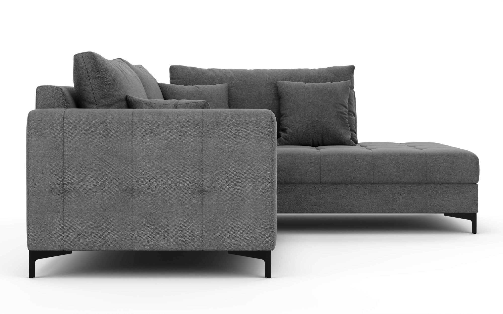 OTTO home Ecksofa »LEEVKE Design-Sofa mit Ottomane rechts/links bestellbar, Breite 232 cm« in vielen modernen Farben erhältlich, belastbar bis 480 kg