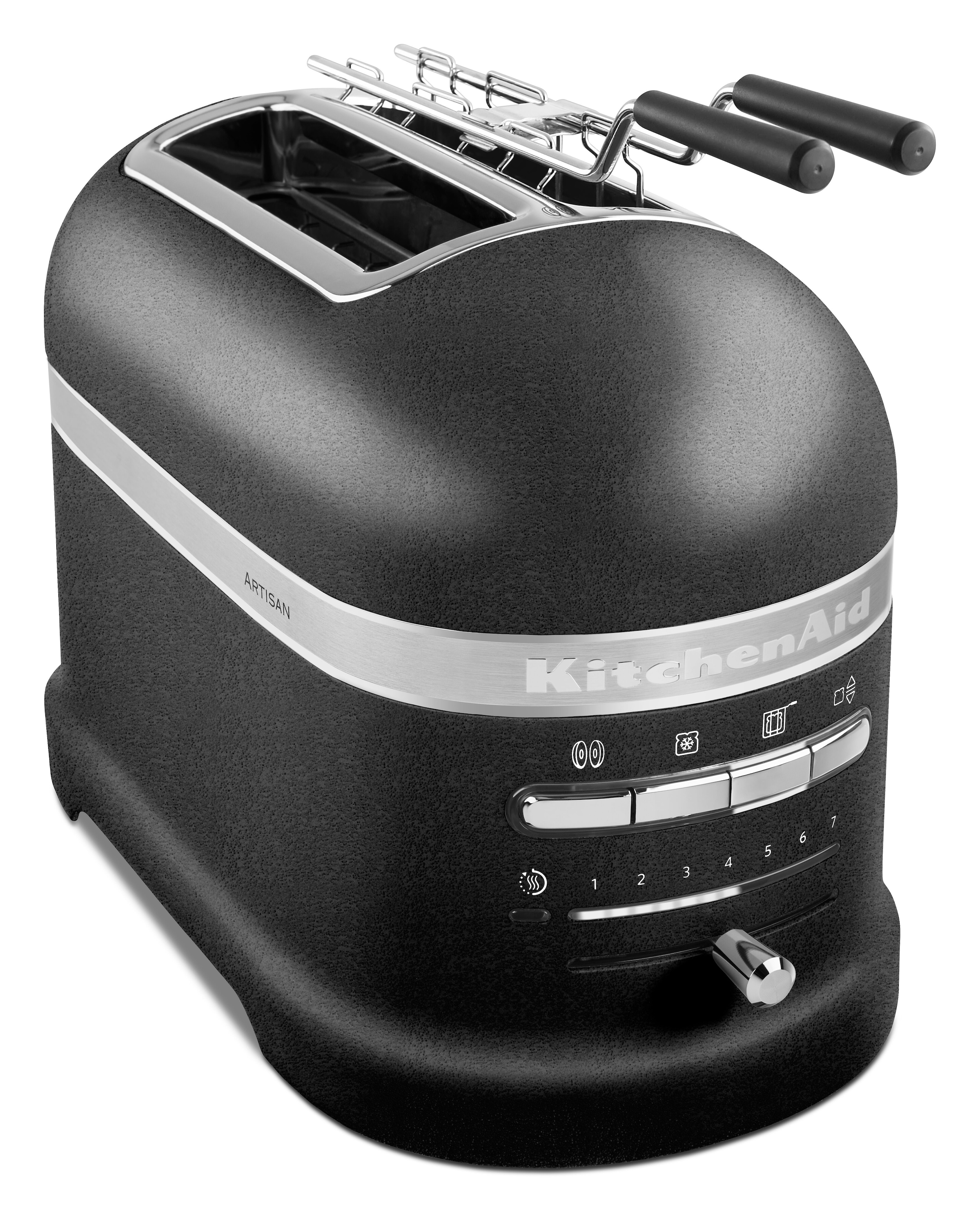 KitchenAid Toaster "5KMT2204EBK Gusseisen Schwarz" 2 kurze Schlitze für 2 S günstig online kaufen