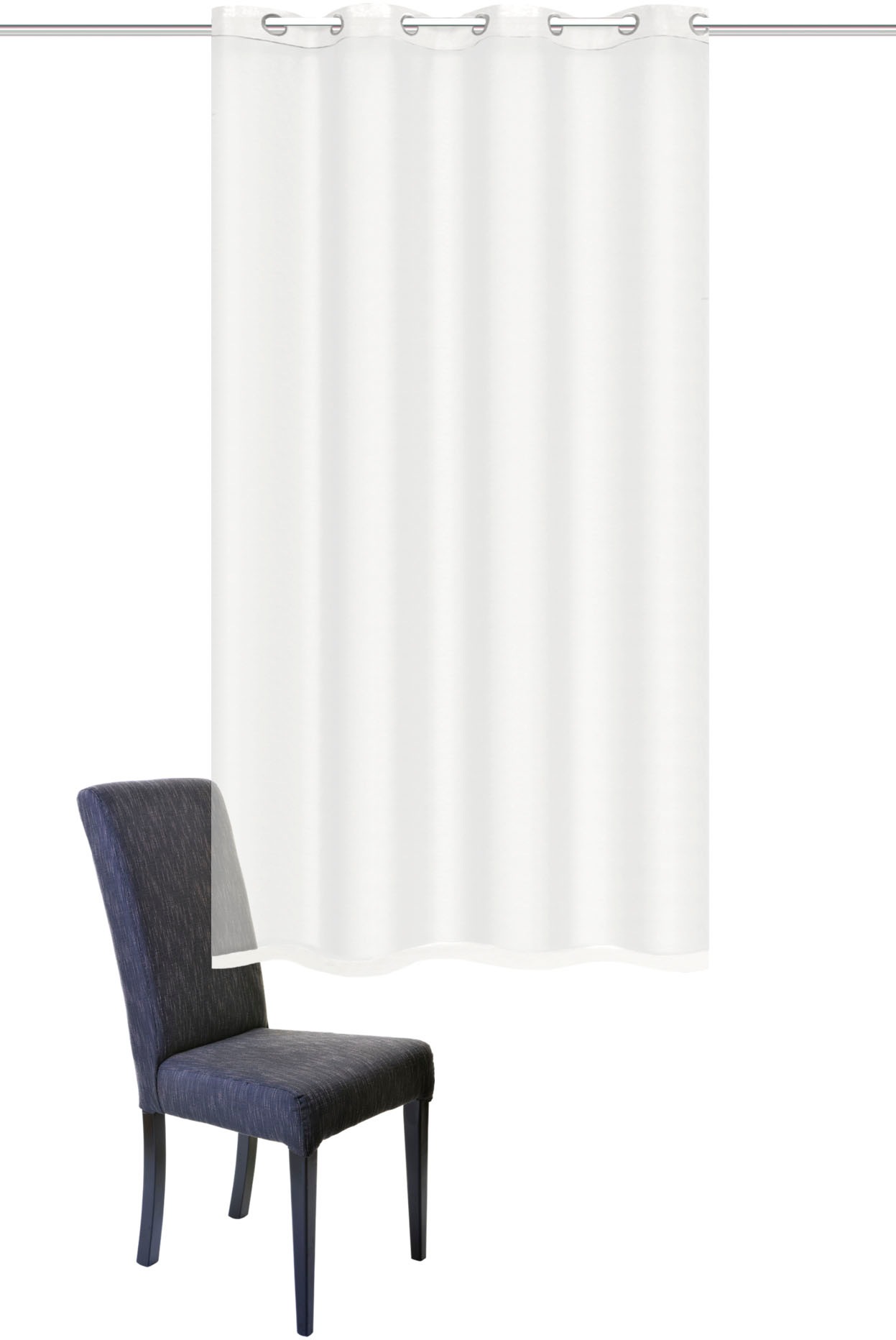 Thumbnail - HOME WOHNIDEEN Gardine "DOLLY" Ösen 1 Stk. tlg. transparent