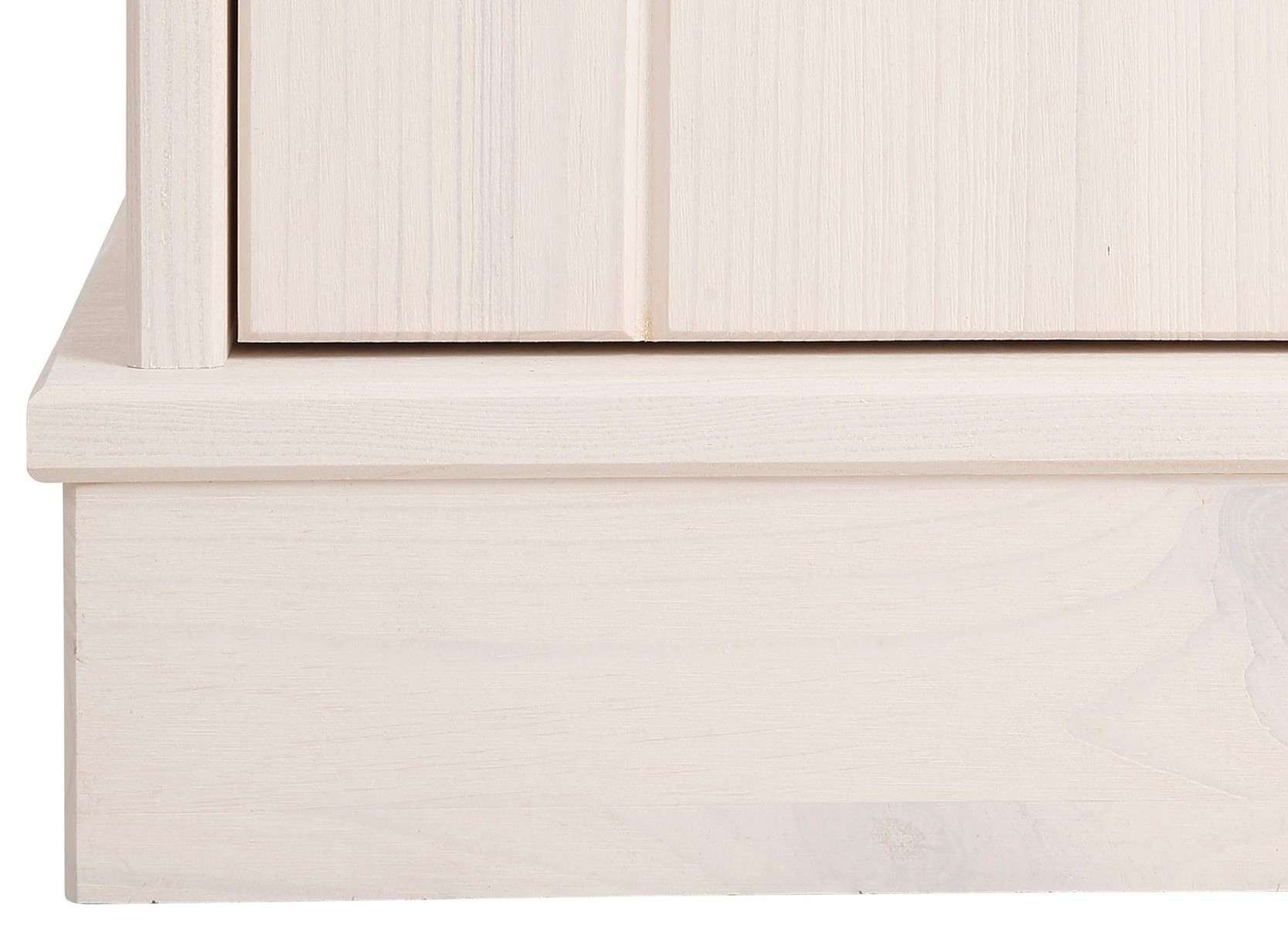 OTTO home Hochschrank »Indra, Badschrank, Badmöbel, Badezimmerschrank« B/T/H: 46/32/186 cm,  aus massiver Kiefer, mit Schublade, FSC®-zertifiziert