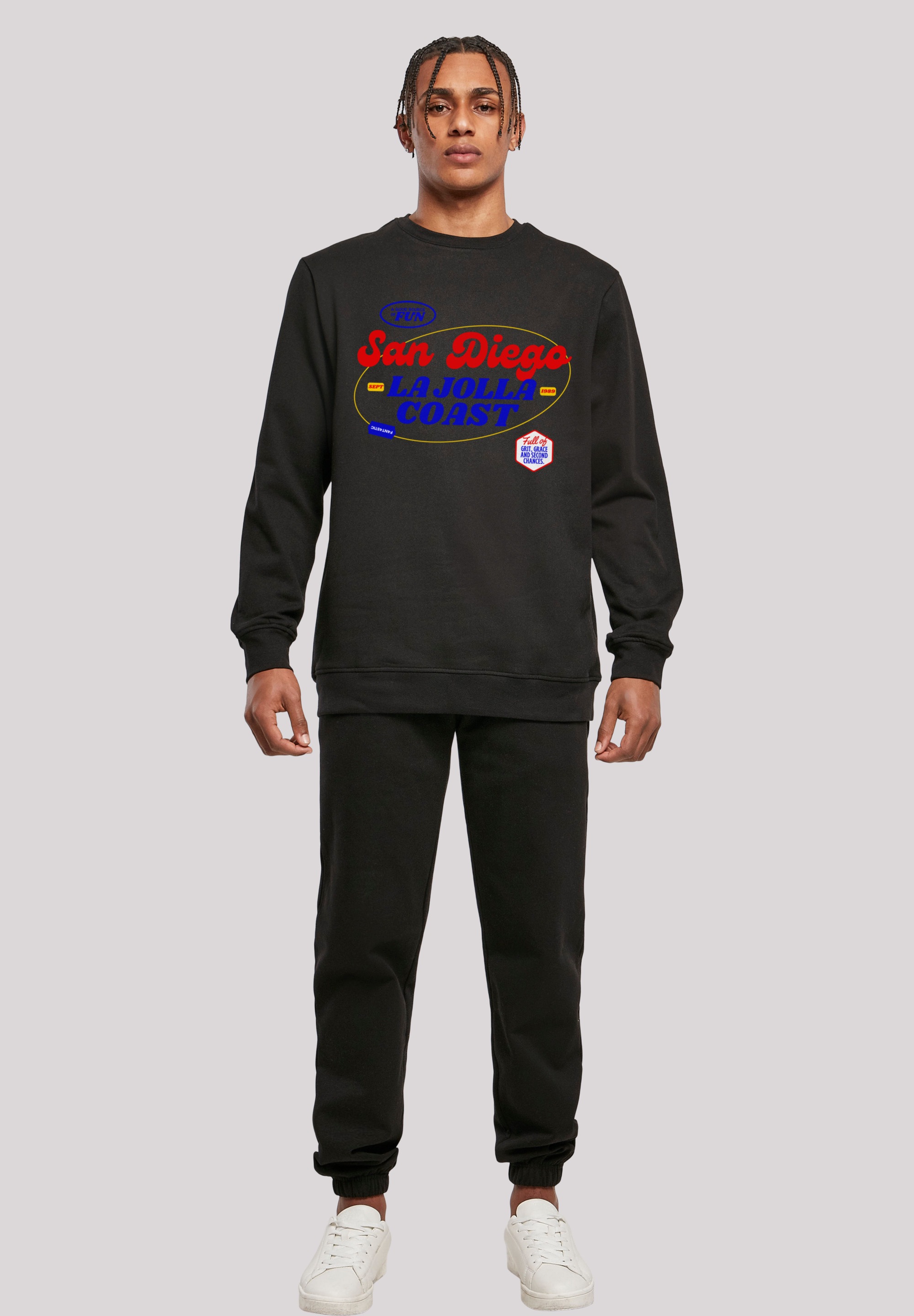 F4NT4STIC Kapuzenpullover »San Diego CREW«, Print