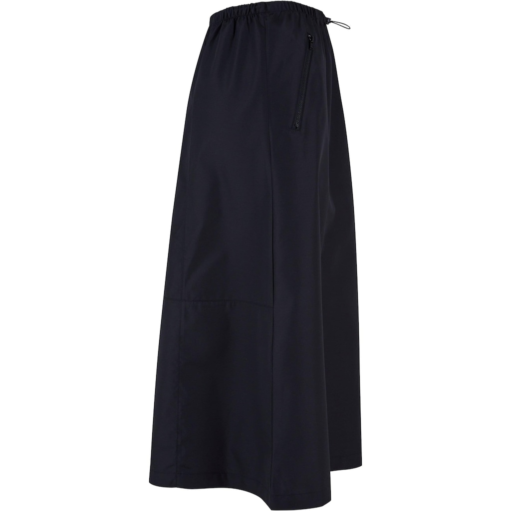 URBAN CLASSICS Sommerrock »Urban Classics Damen Ladies Ripstop Parachute Midi Skirt«, (1 tlg.)