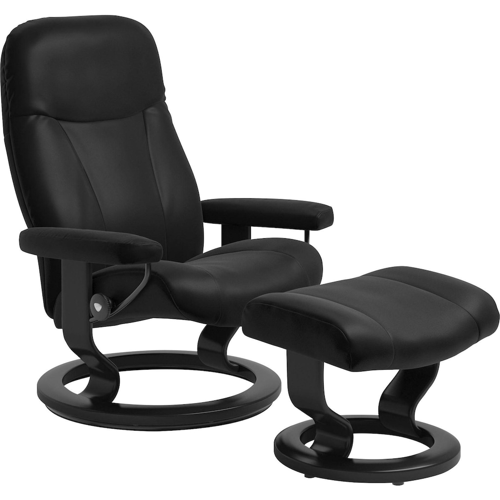 Stressless® Relaxsessel »Garda«, (Set, Relaxsessel mit Hocker)