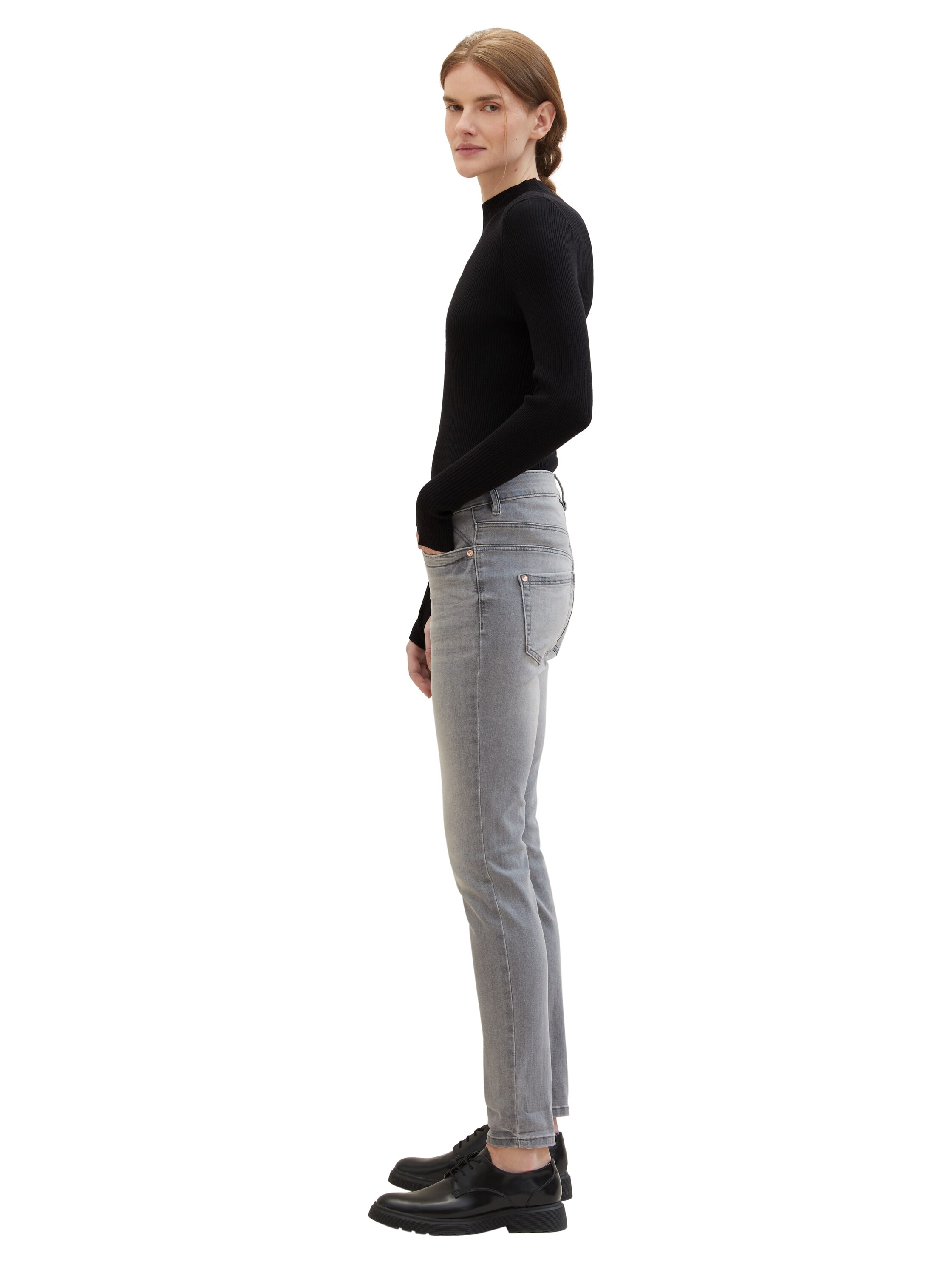 TOM TAILOR Tapered-fit-Jeans, mit Knopfleisten-Verschluss