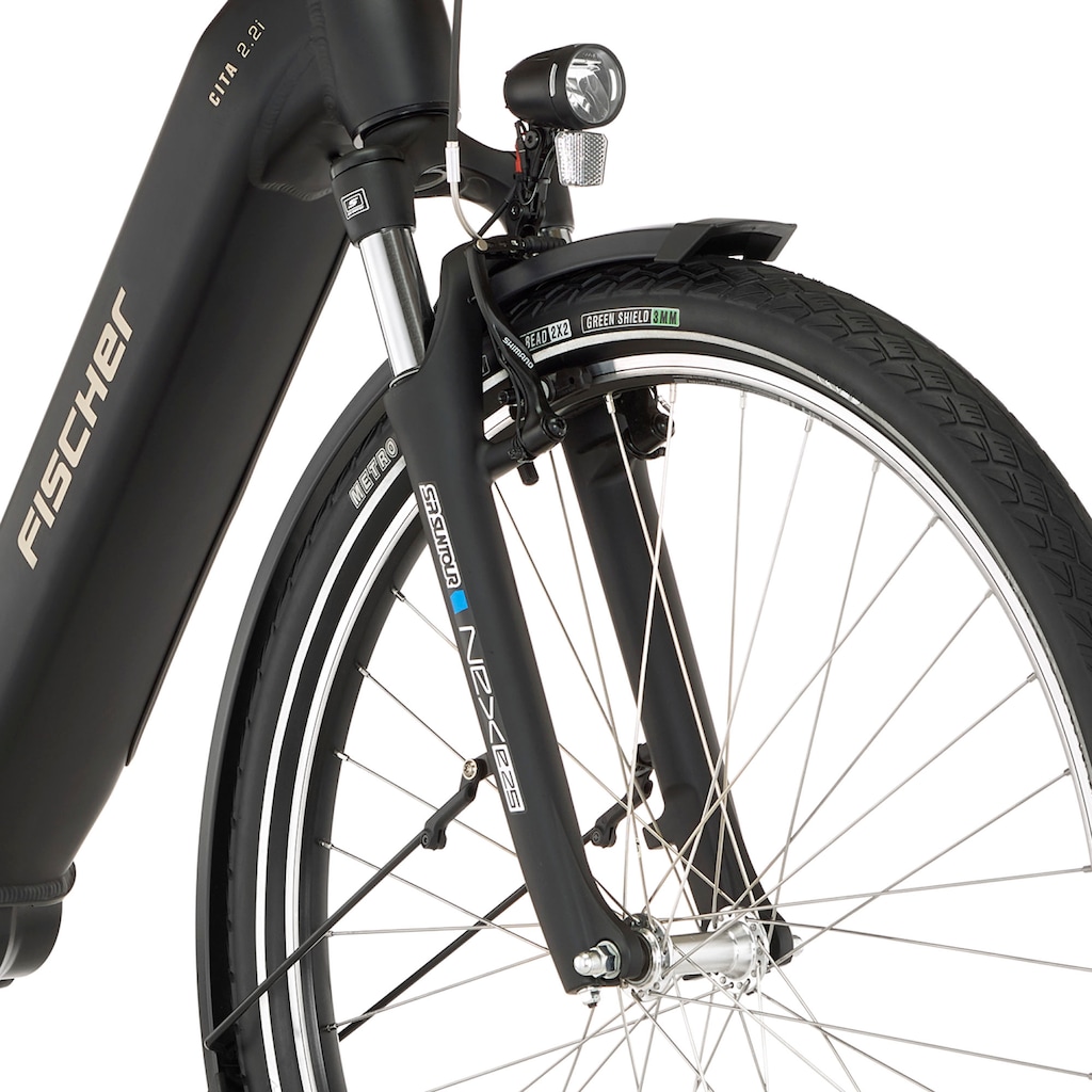 FISCHER Fahrrad E-Bike »CITA 2.2I 522«, 3 Gang, Shimano, Nexus, Mittelmotor 250 W, (Schloss)