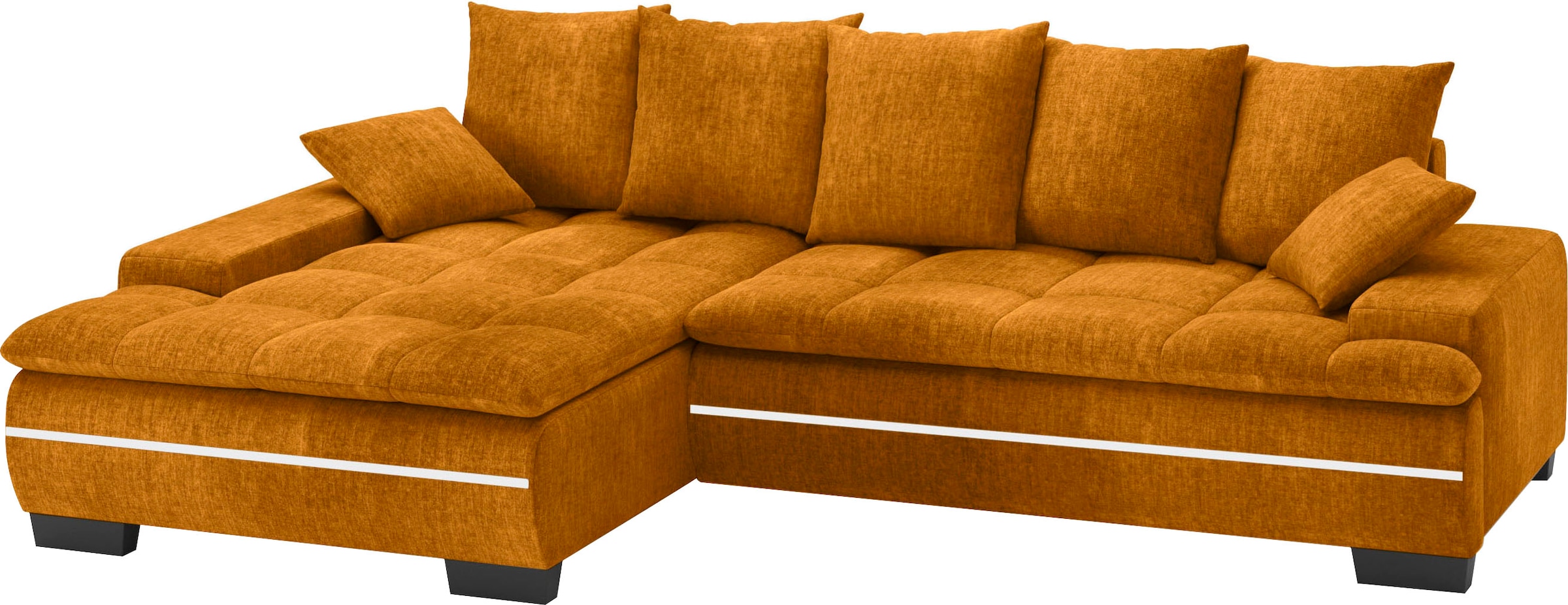 Mr. Couch Ecksofa "Haiti II, L-Form", RGB-LED Beleuchtung, wahlweise mit Ka günstig online kaufen