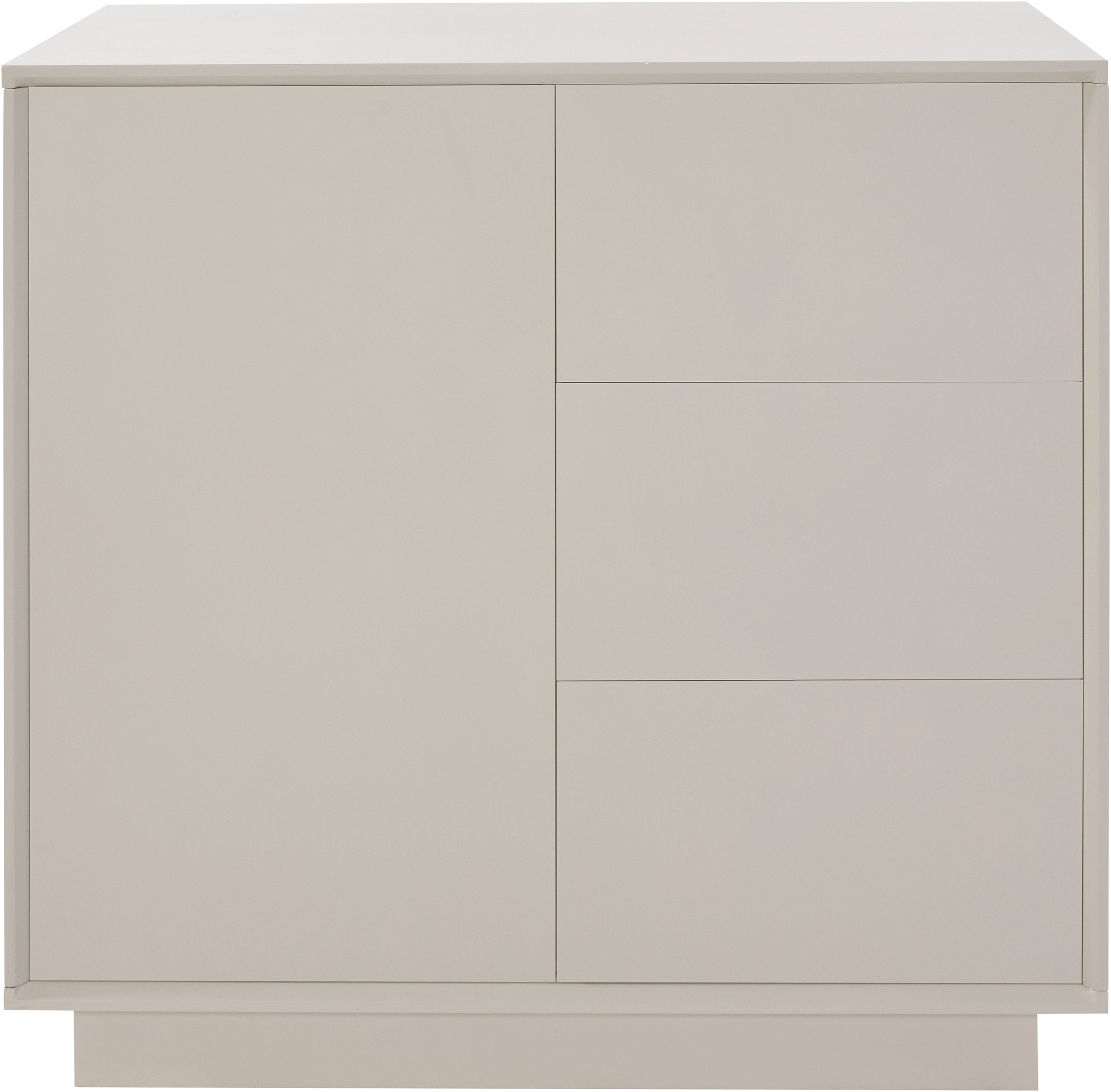 homsy by Ana Johnson Sideboard »Storvia« seidenmatte Lackierung, geräuschlose Soft-Close-Schubladen, B 85 cm