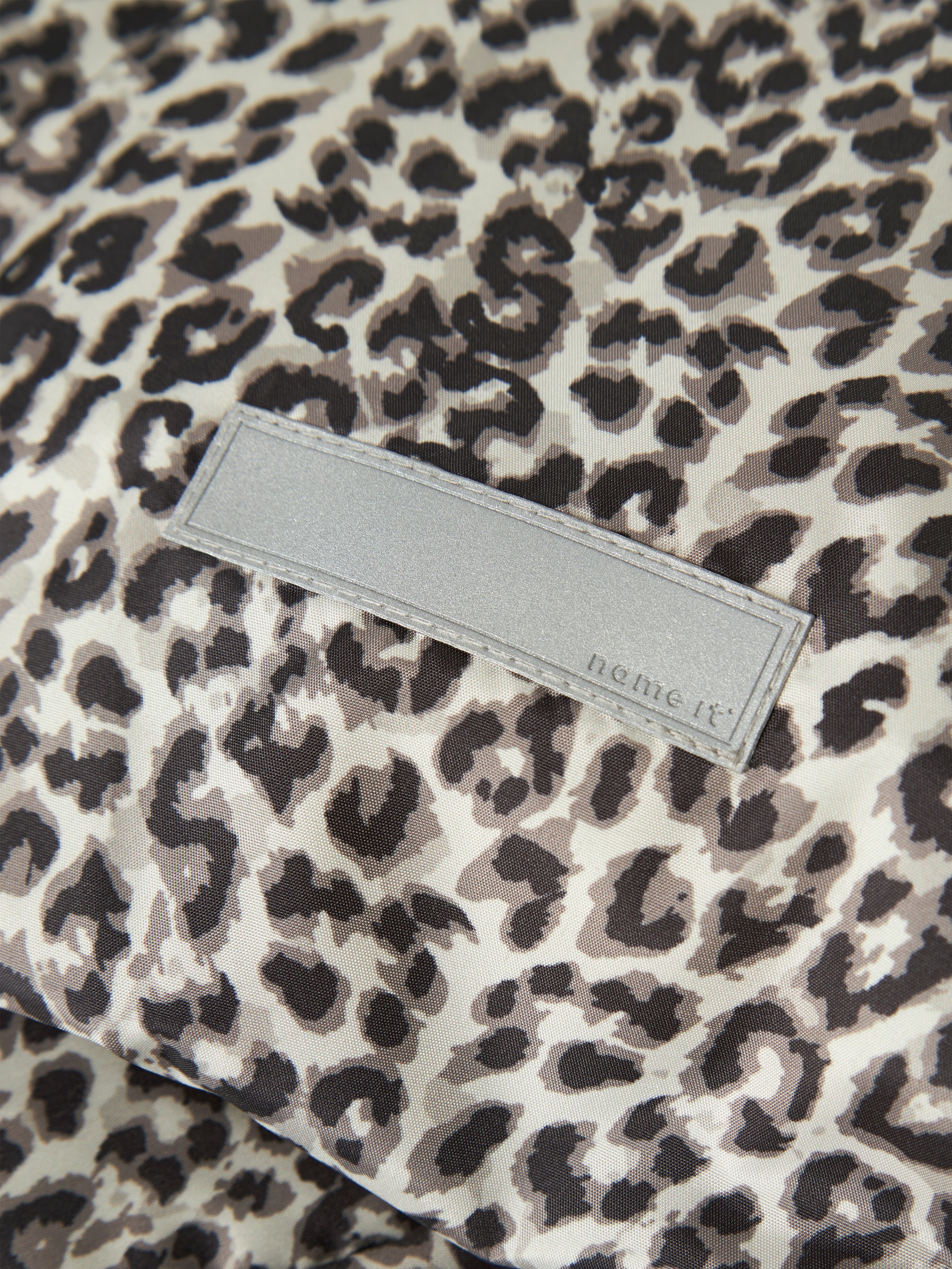 Name It Steppjacke »NKFMORY PUFFER JACKET« mit Kapuze Kunstfaser, mit reflektierendem Detail