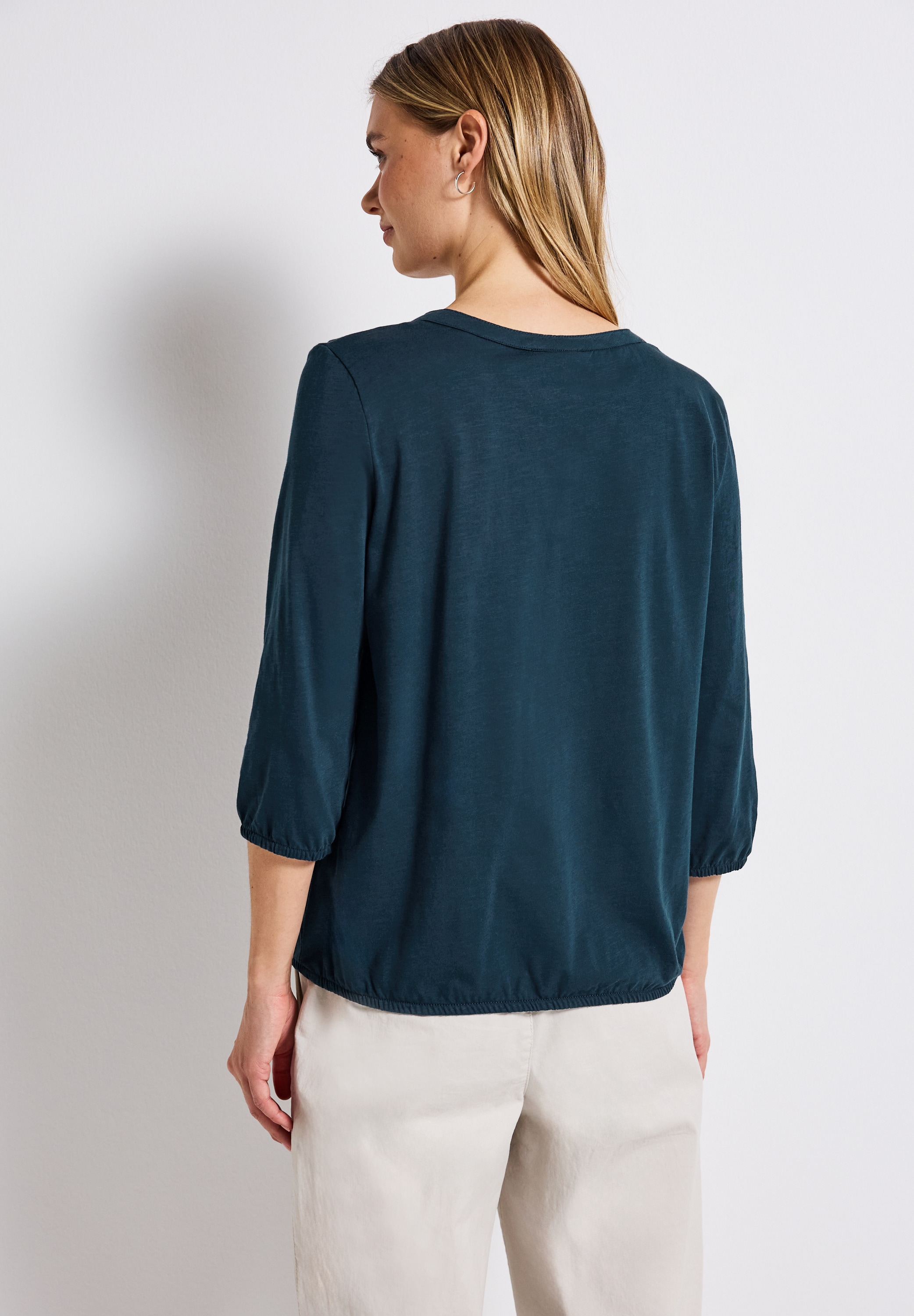 STREET ONE T-Shirt, aus reiner Baumwolle