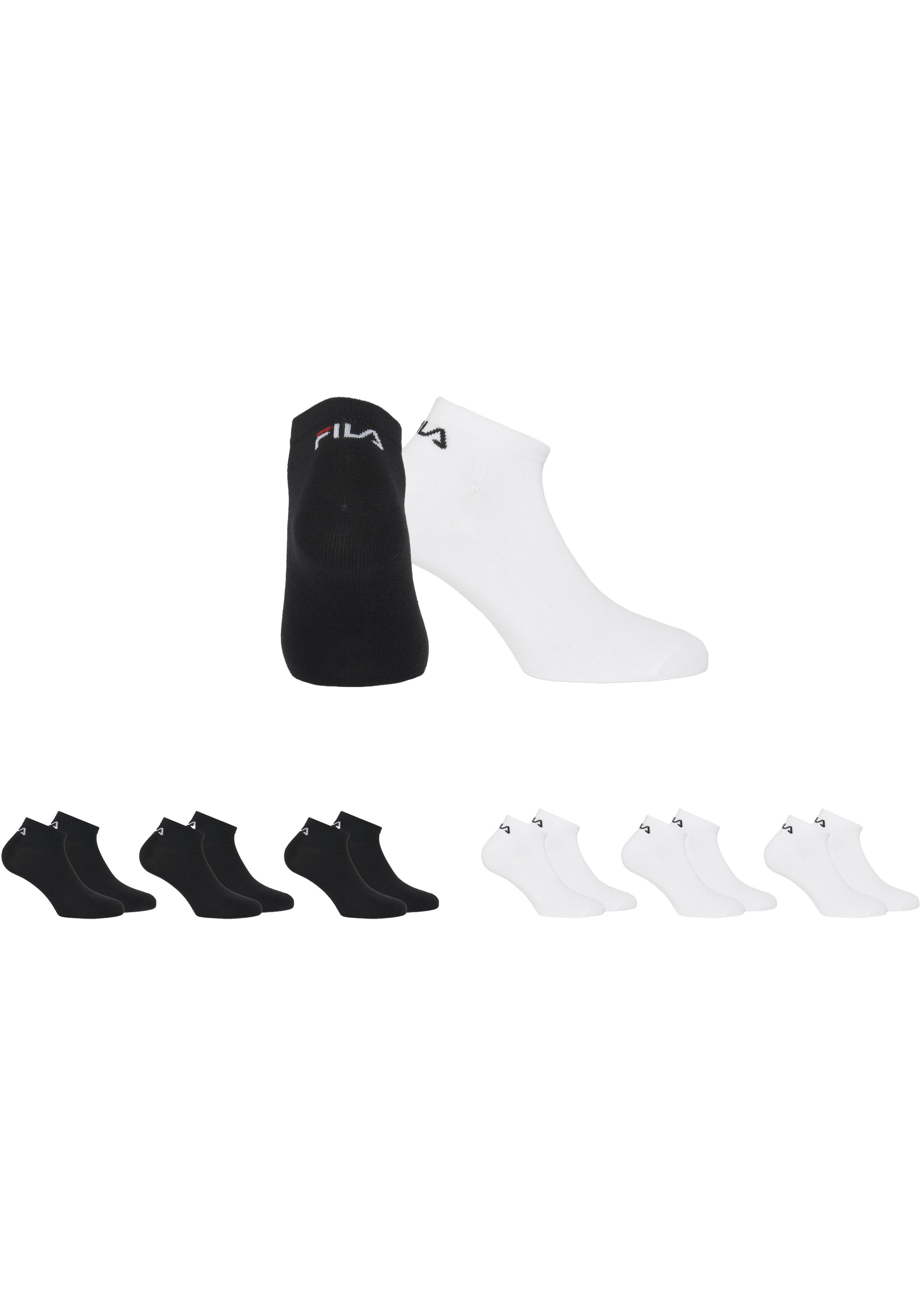 Fila Sneakersocken »UNISEX INVISIBLE PLAIN SOCKS«, (6 Paar), mit eingestricktem Logo