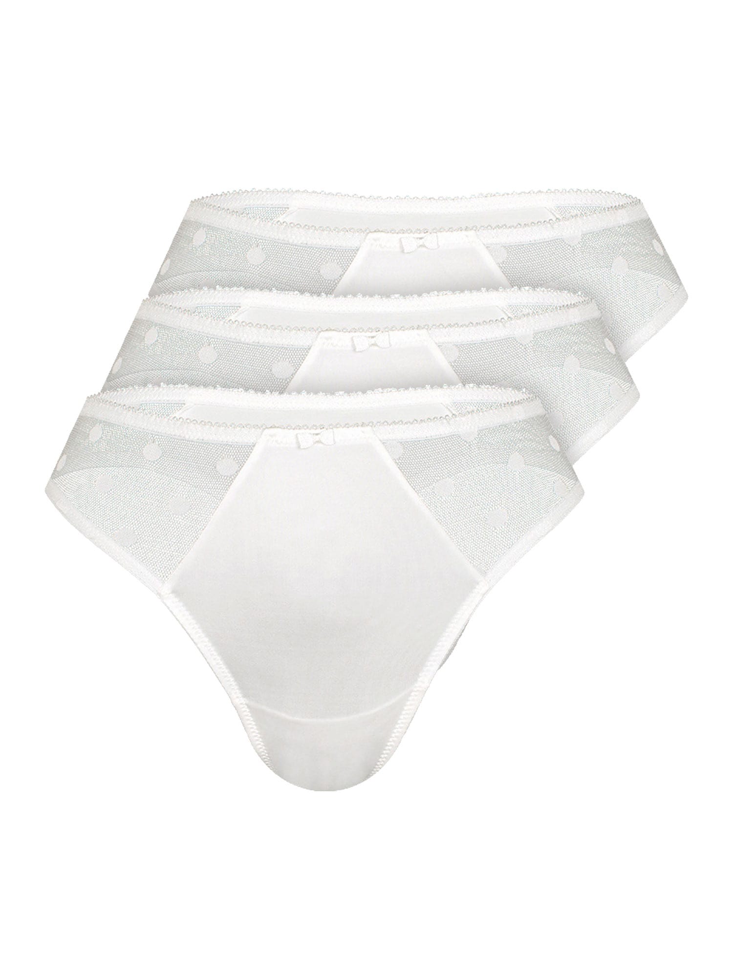 Sassa String »3er Pack String DOTTED MESH« 3 Stück, 3 Stk.
