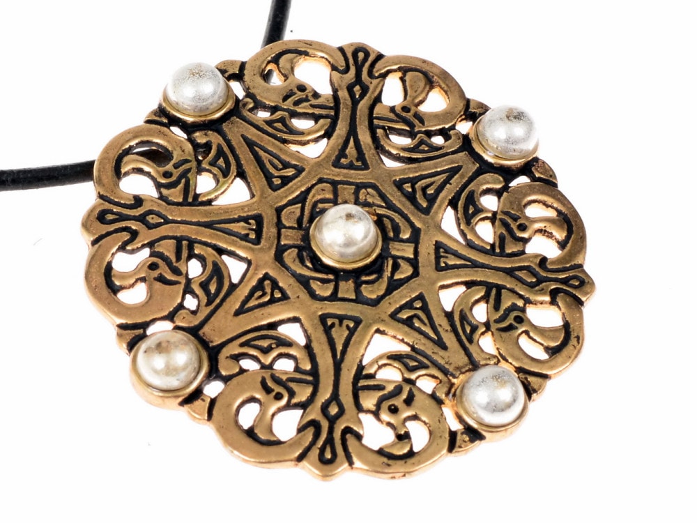 Adelia´s Amulett »Mittelalter Anhänger / Amulett Anhänger Trewhiddle«, World of the Vikings