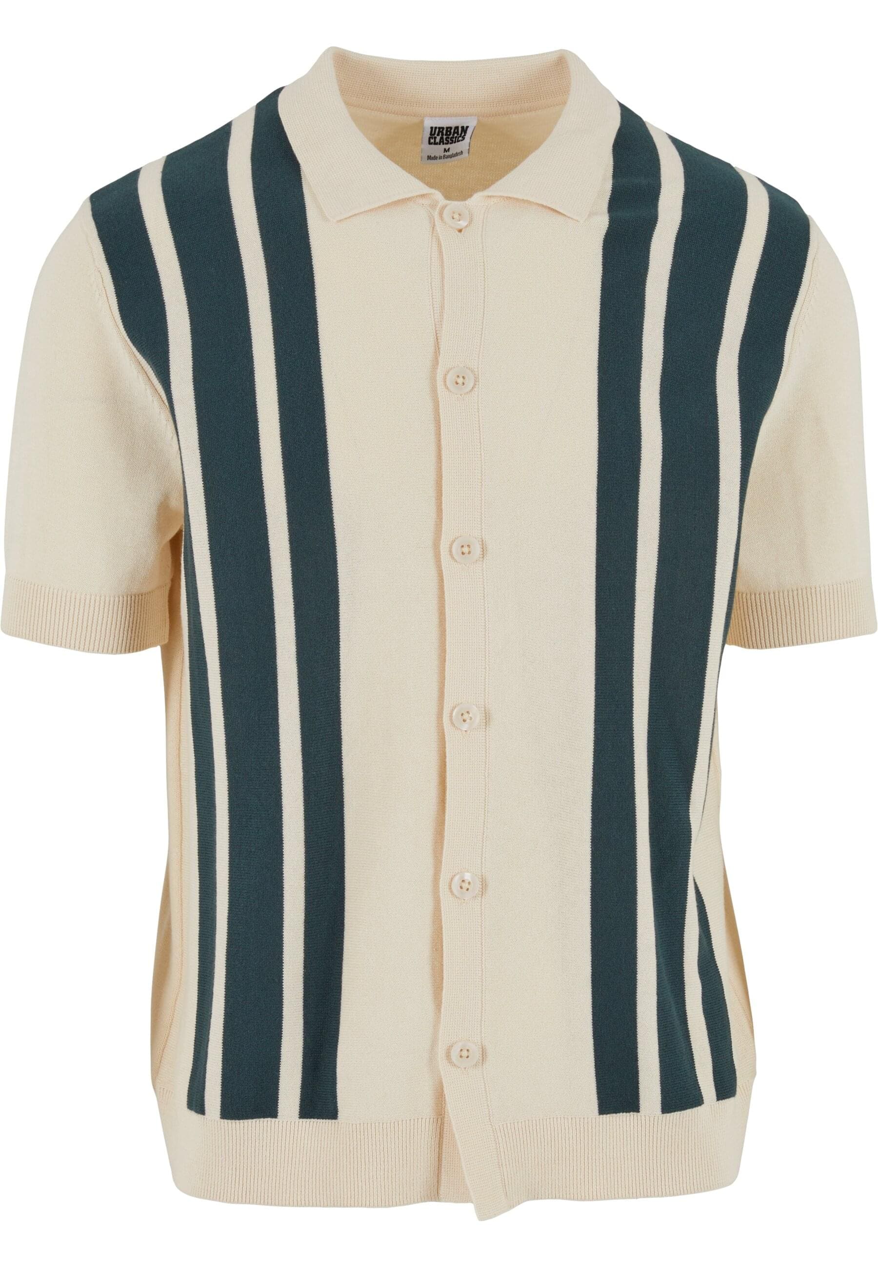 URBAN CLASSICS Langarmhemd "Urban Classics Knit Retro Shirt", (1 tlg.) günstig online kaufen