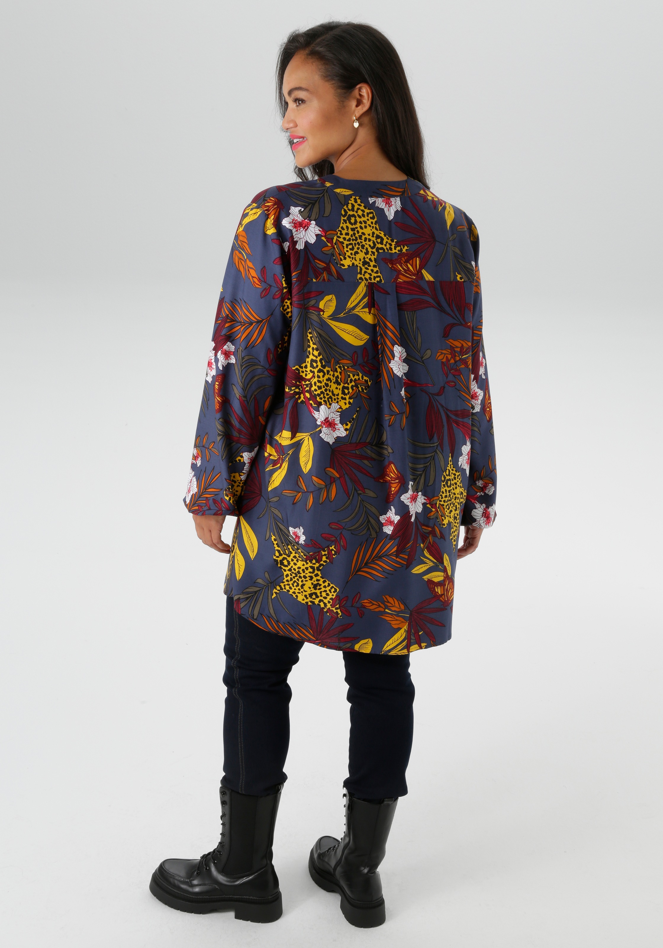 Aniston Plus Women Pullover Blouse Multicolor 50 2