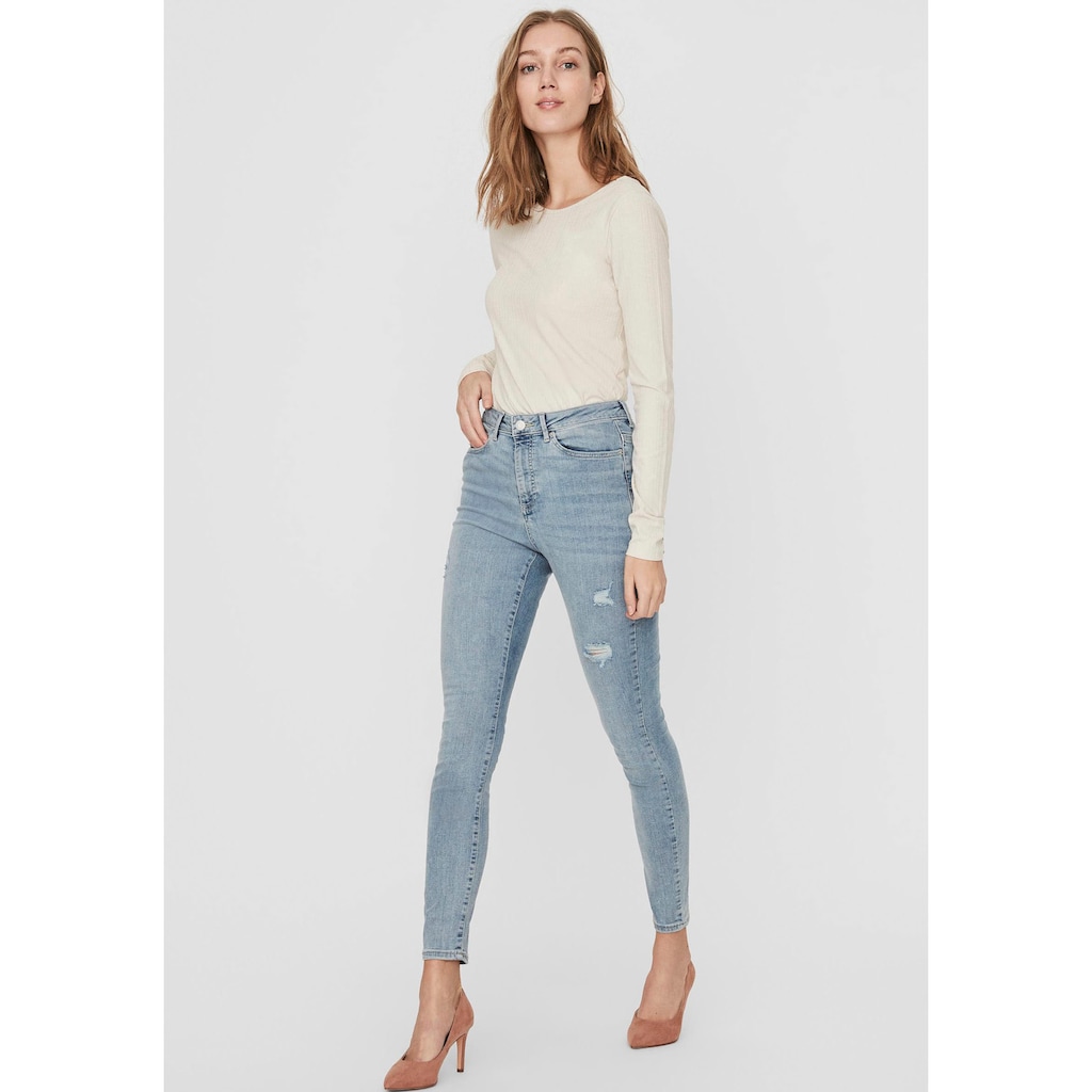 Vero Moda Skinny-fit-Jeans »VMSOPHIA HR SKINNY DESTR J AM314 NOOS«