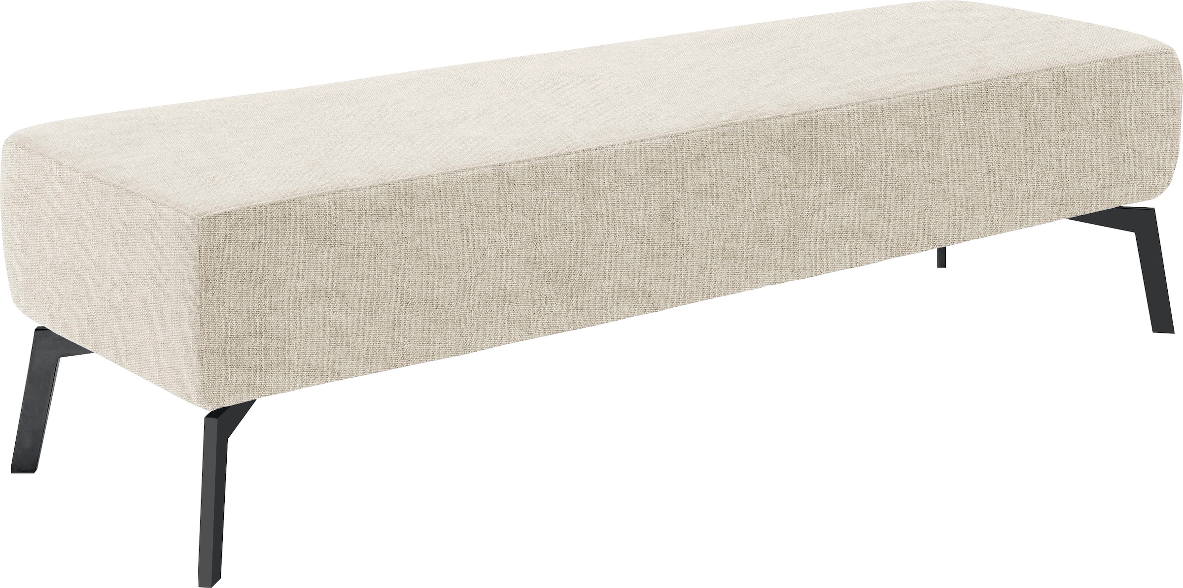 Home affaire Hockerbank »Siva, modern & stylisch, Breite 52 cm« weicher Sitz, freistehend & saugroboterfreundliche Höhe