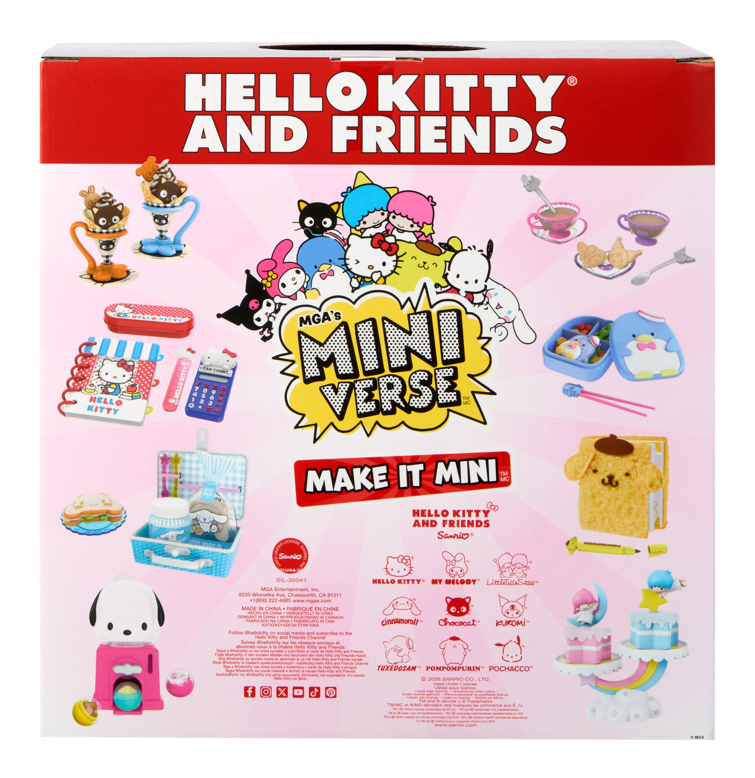 MGA ENTERTAINMENT Kreativset »MGA's Miniverse - Make It Mini SANRIO Hello Kitty Series 4«