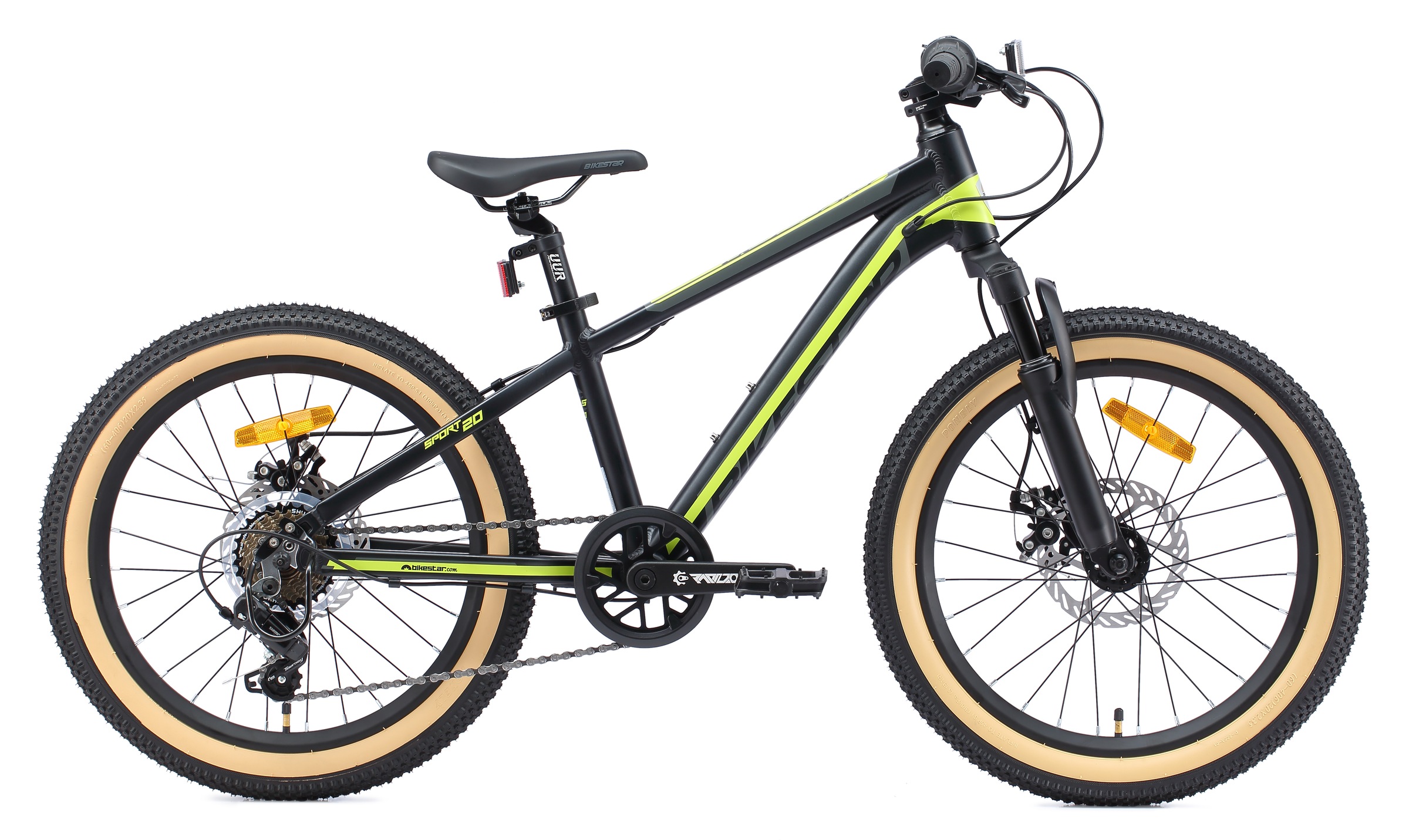 Bikestar Jugendfahrrad 7 Gang Shimano Rd-TY21 Schaltwerk Kettenschaltung