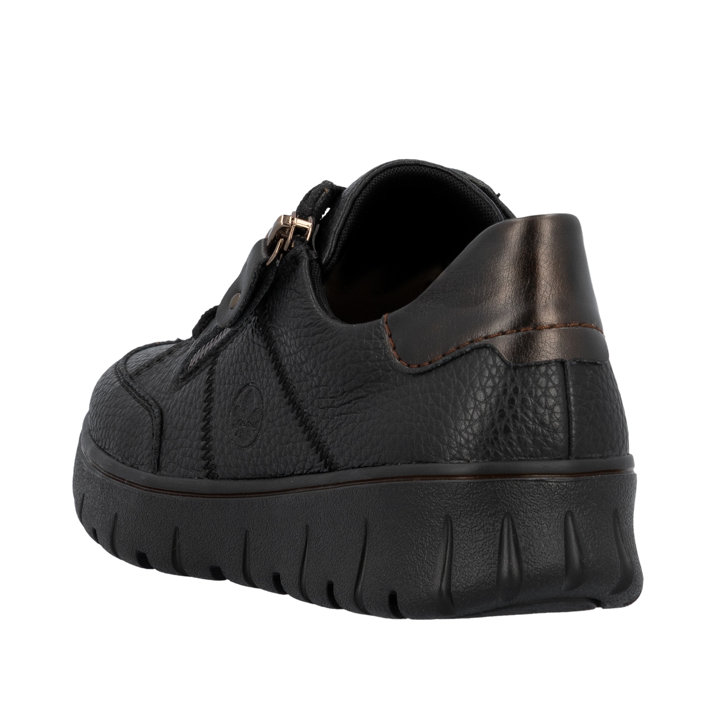 Rieker Plateausneaker, Freizeitschuh, Schnürschuh, Halbschuh in klassischer Optik