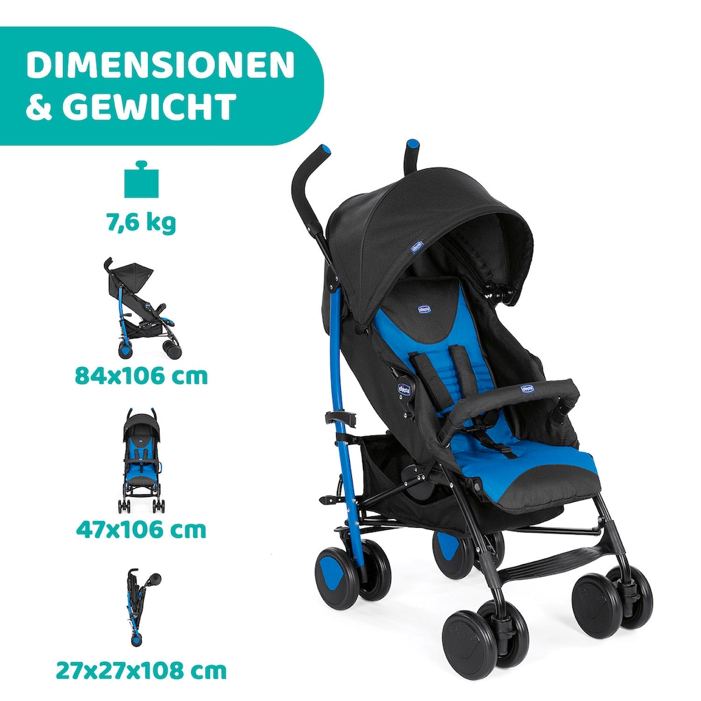 Chicco Kinder-Buggy »Echo, Mr Blue«, mit Frontbügel;