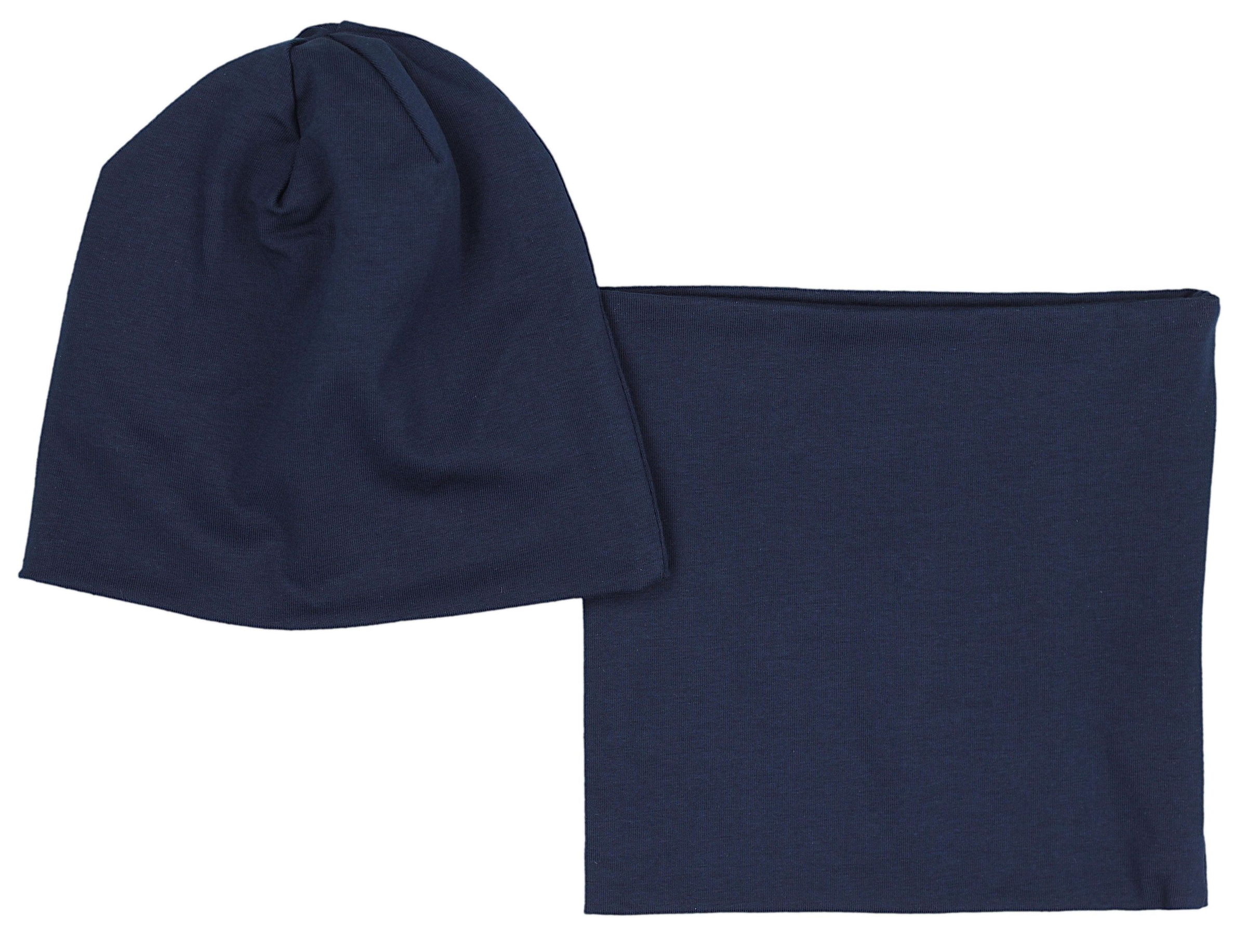TupTam Beanie »Mütze Unisex Set Kinder Beanie Mütze Schlauchschal«
