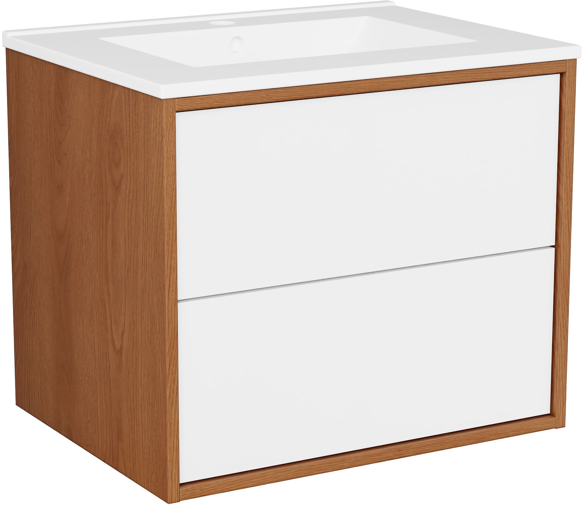 welltime Waschtisch "Waschbeckenunterschrank Line mit Waschbecken,Badmöbel, günstig online kaufen