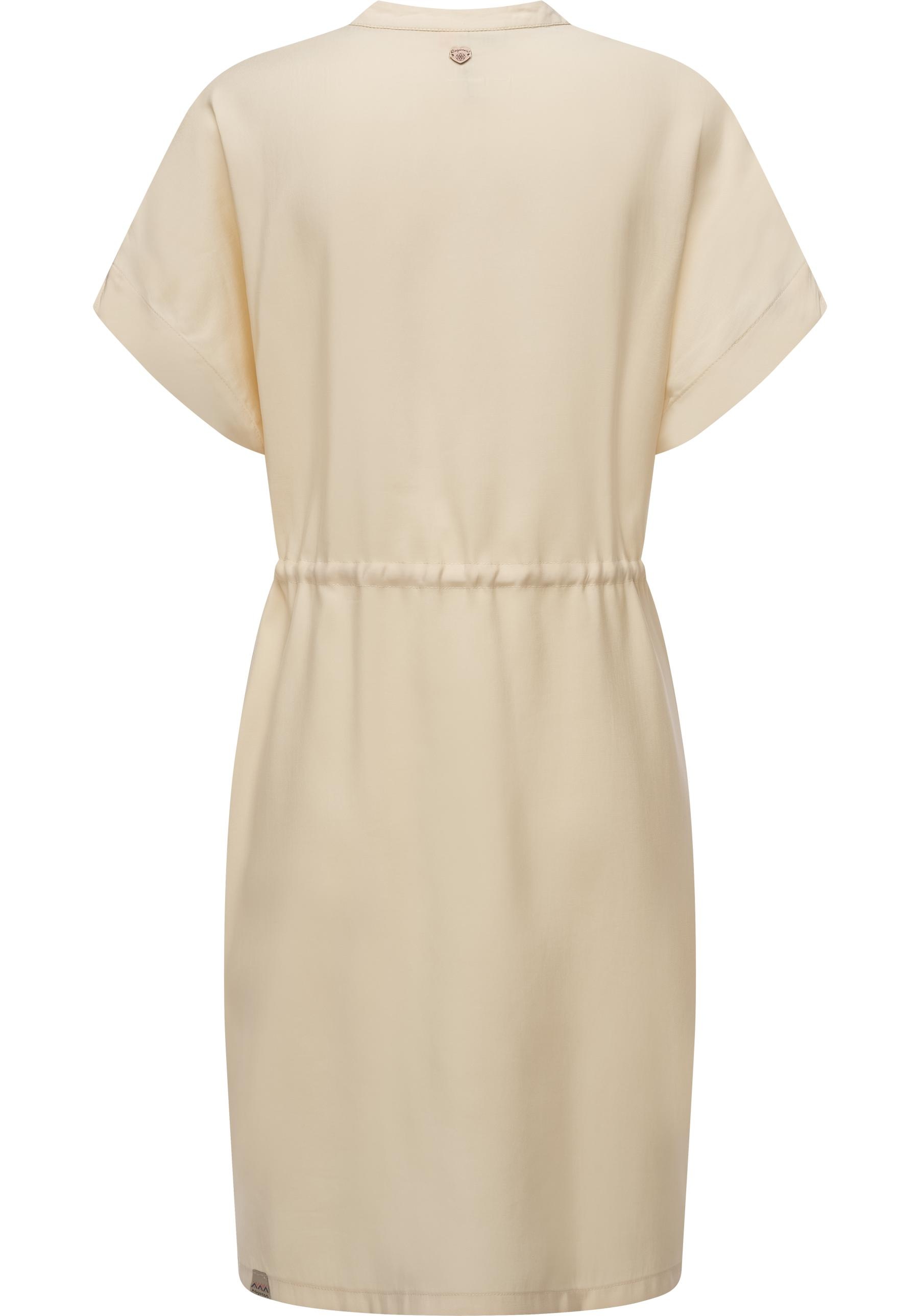 Thumbnail - Ragwear Blusenkleid "Roisa" Brusttaschen  Eingrifftaschen stylisches Sommerkleid mit Bindeband