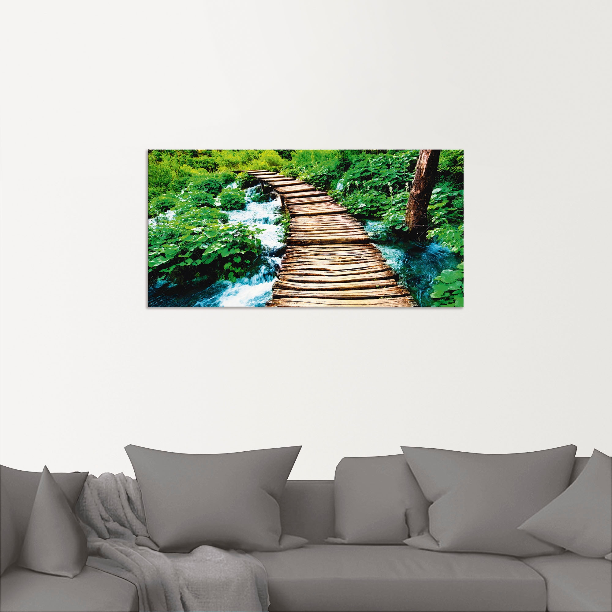 Artland Wandbild »Strandpromenade«, Gewässer, (1 St.), als Alubild, Outdoorbild, Leinwandbild, Wandaufkleber, versch. Größen
