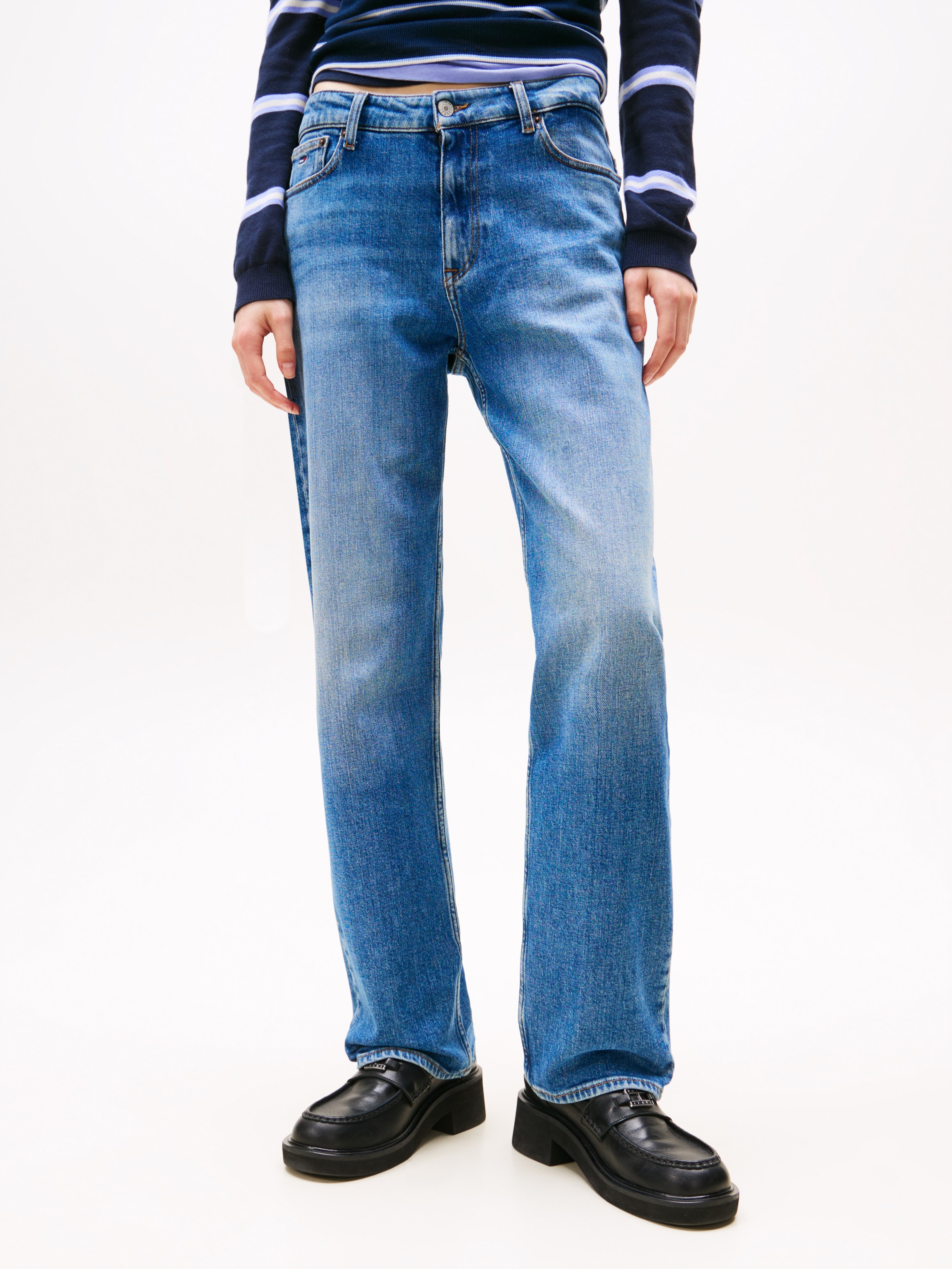Tommy Jeans Slim-fit-Jeans "KIRA MR SLIM STR BI0134" günstig online kaufen