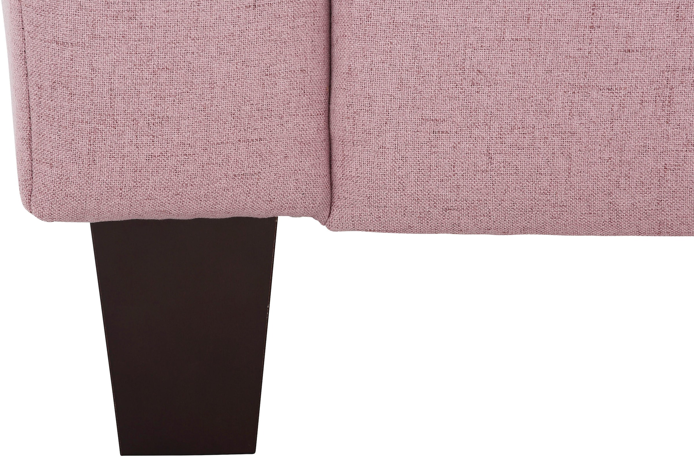 Home affaire Ecksofa »Trondheim L-Form«, mit Federkern und Knopfheftung im Rücken, Füße Buche dunkel