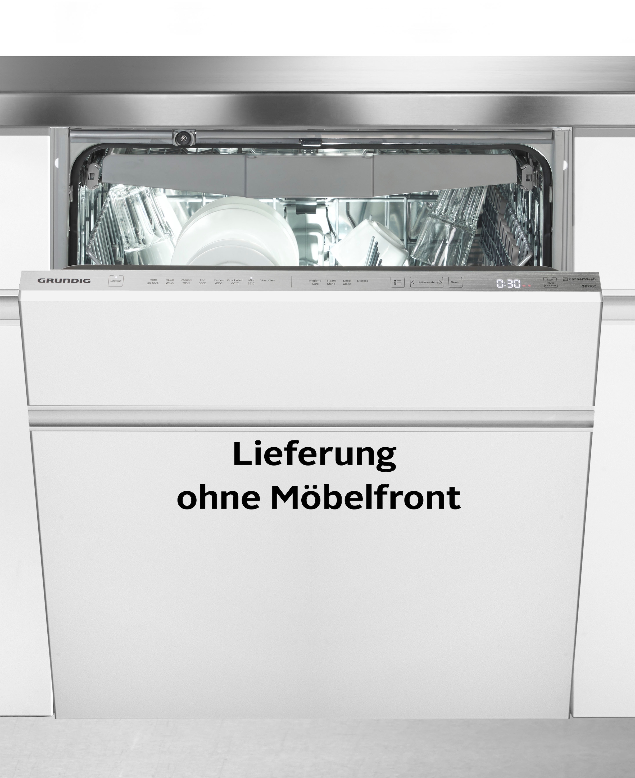 Grundig vollintegrierbarer Geschirrspüler "GNVP4630B", für 16 Maßgedecke ho günstig online kaufen