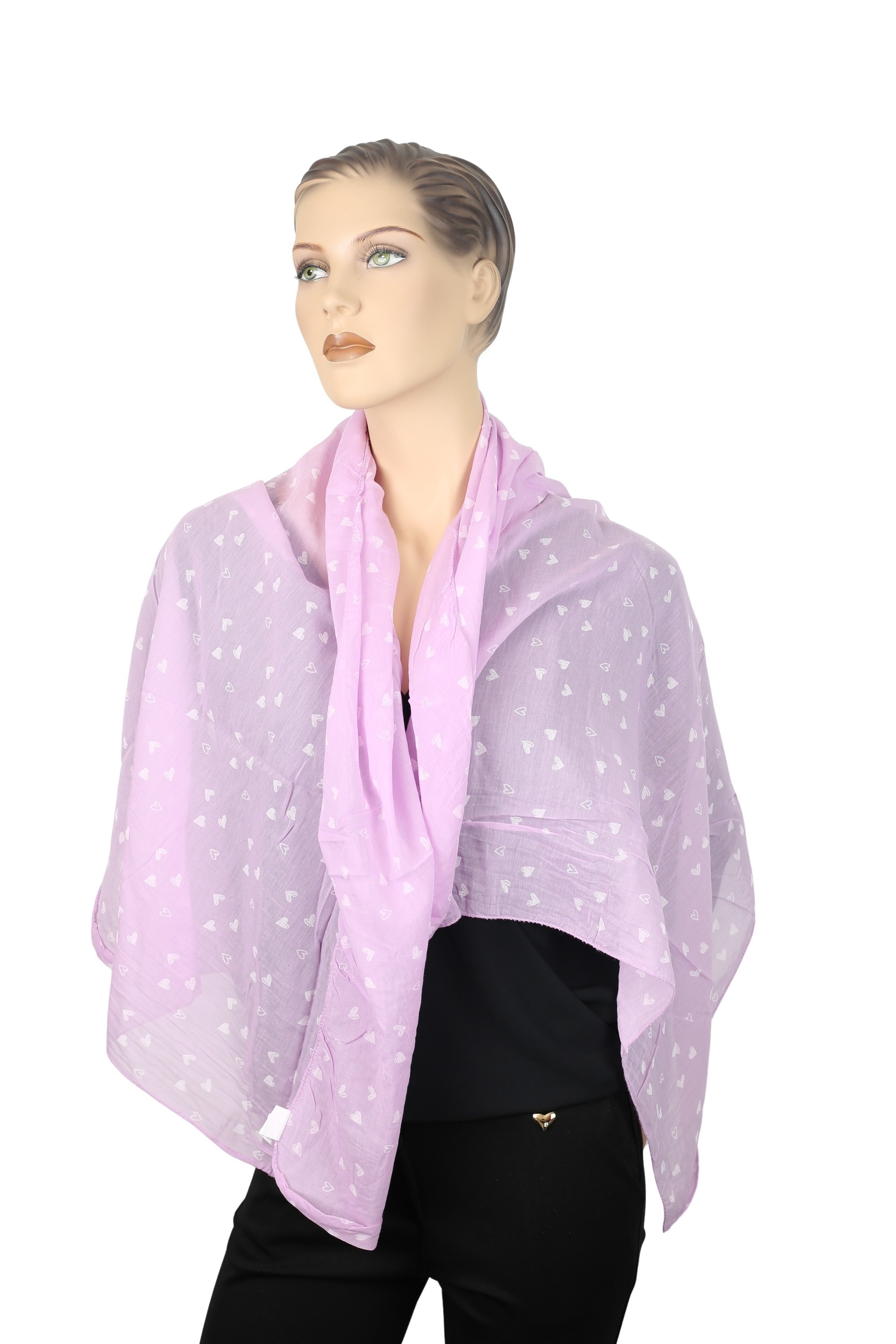 COLLEZIONE ALESSANDRO Modeschal »Sweetheart«, mit Allover Mini Herzen, Made in Italy