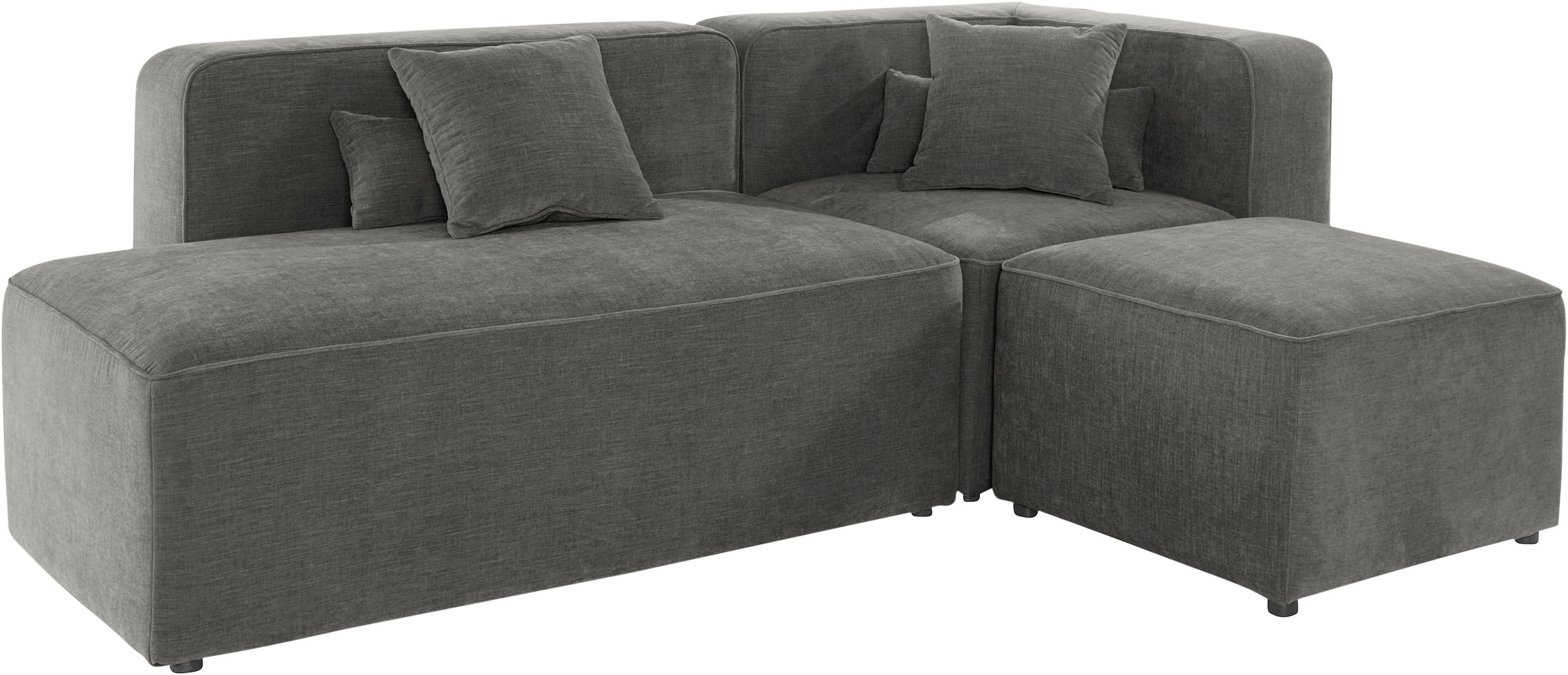 Home affaire Ecksofa "Sundstrup L-Form" Modulserie, individuelle Zusammenst günstig online kaufen