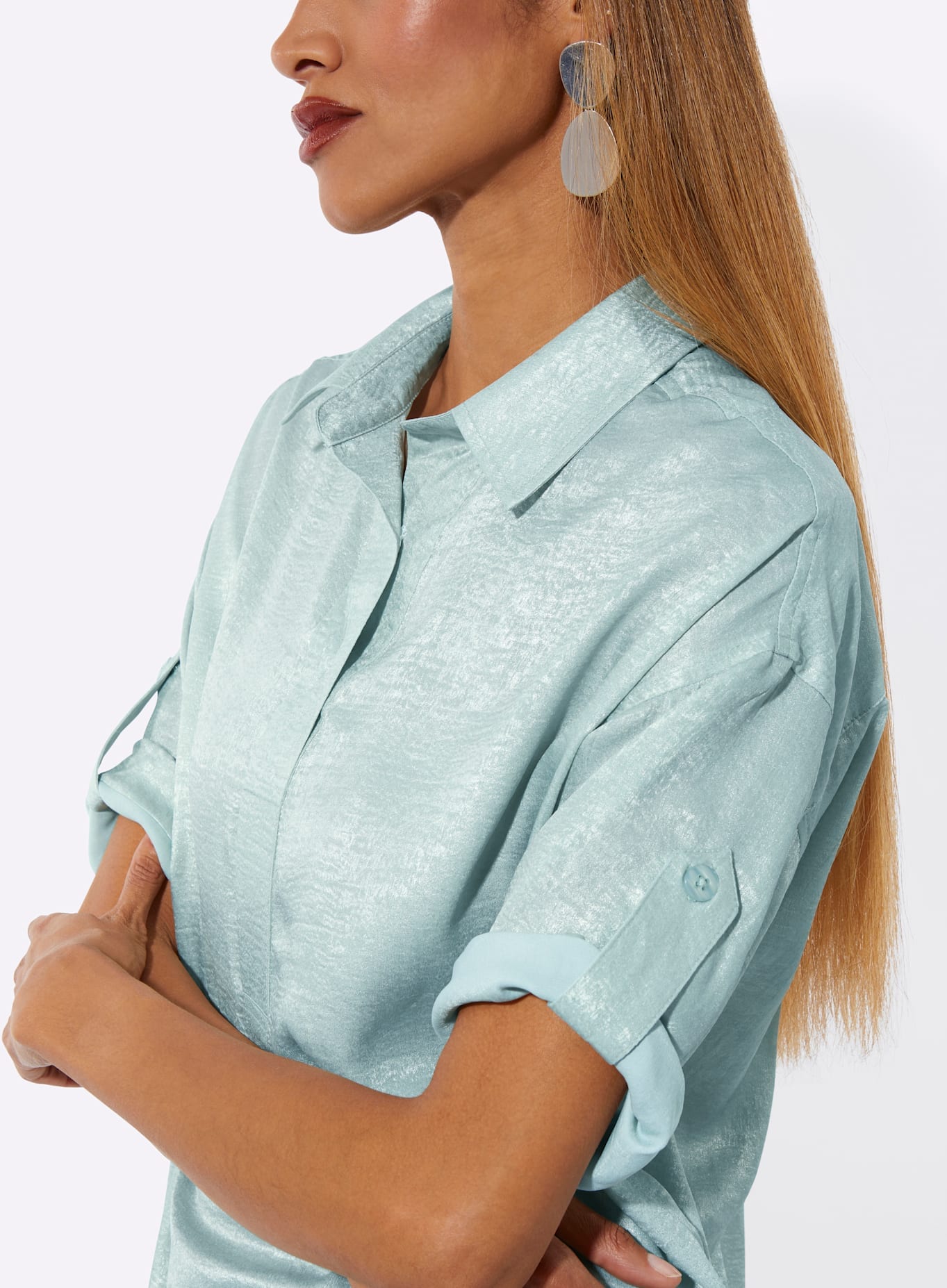 creation L Satinbluse