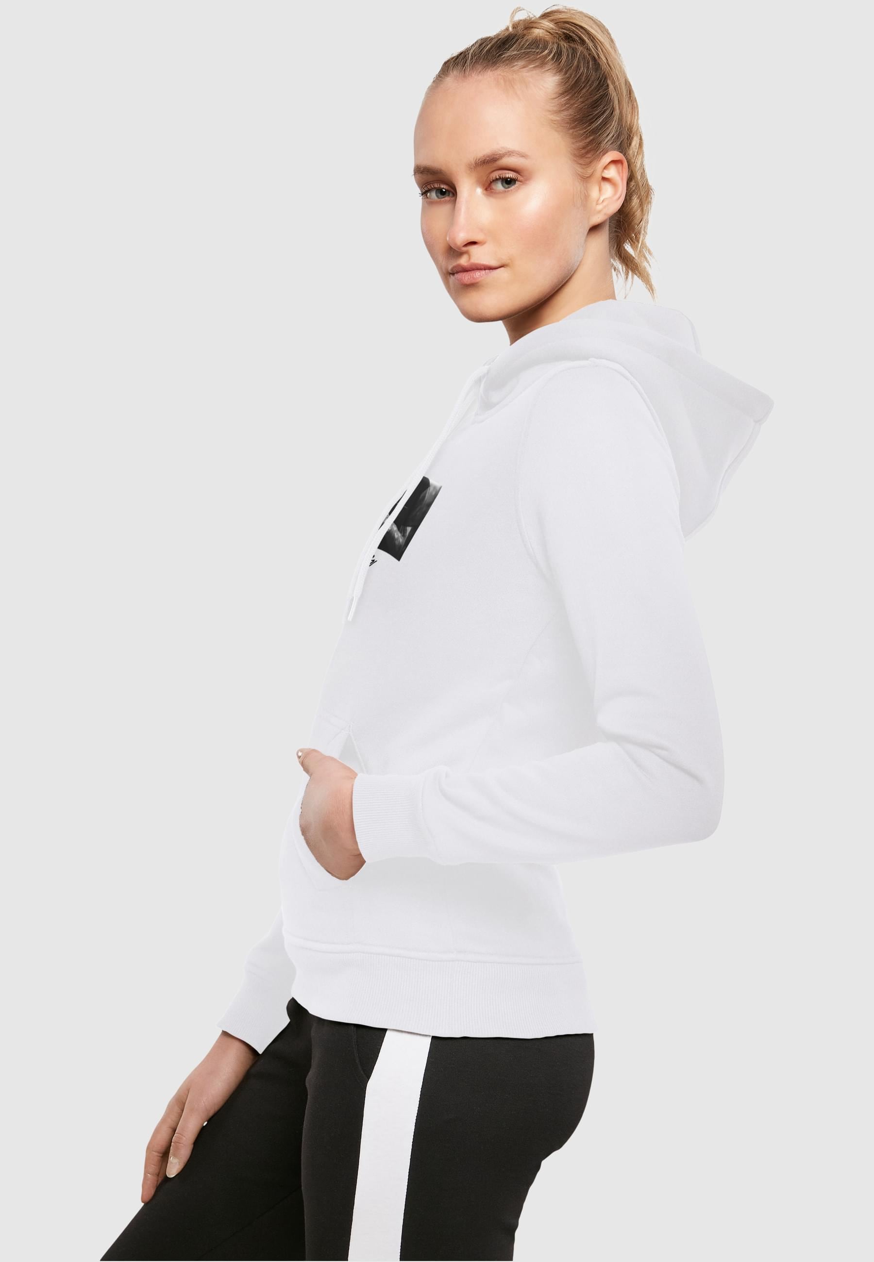 MisterTee Rundhalspullover »MisterTee Damen Ladies Pray Hoody«, (1 tlg.)