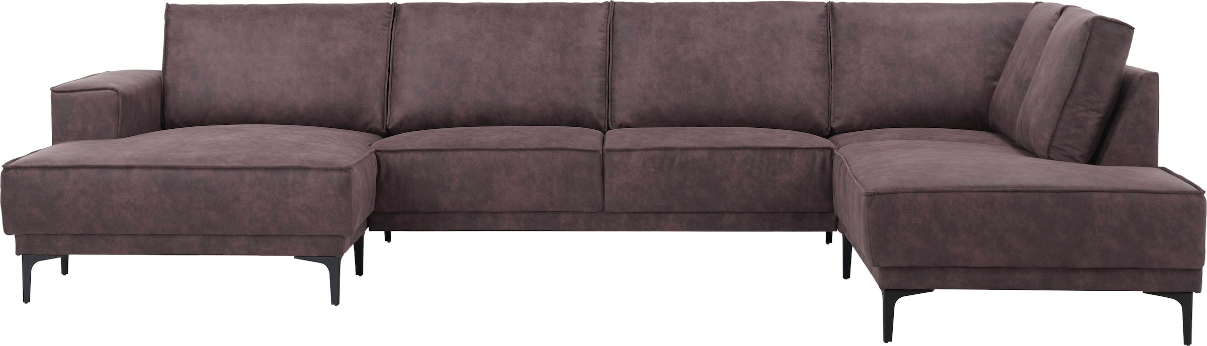 OTTO home Wohnlandschaft "XXL Sofa Oland, Struktur, Flachgewebe, Luxus-Micr günstig online kaufen