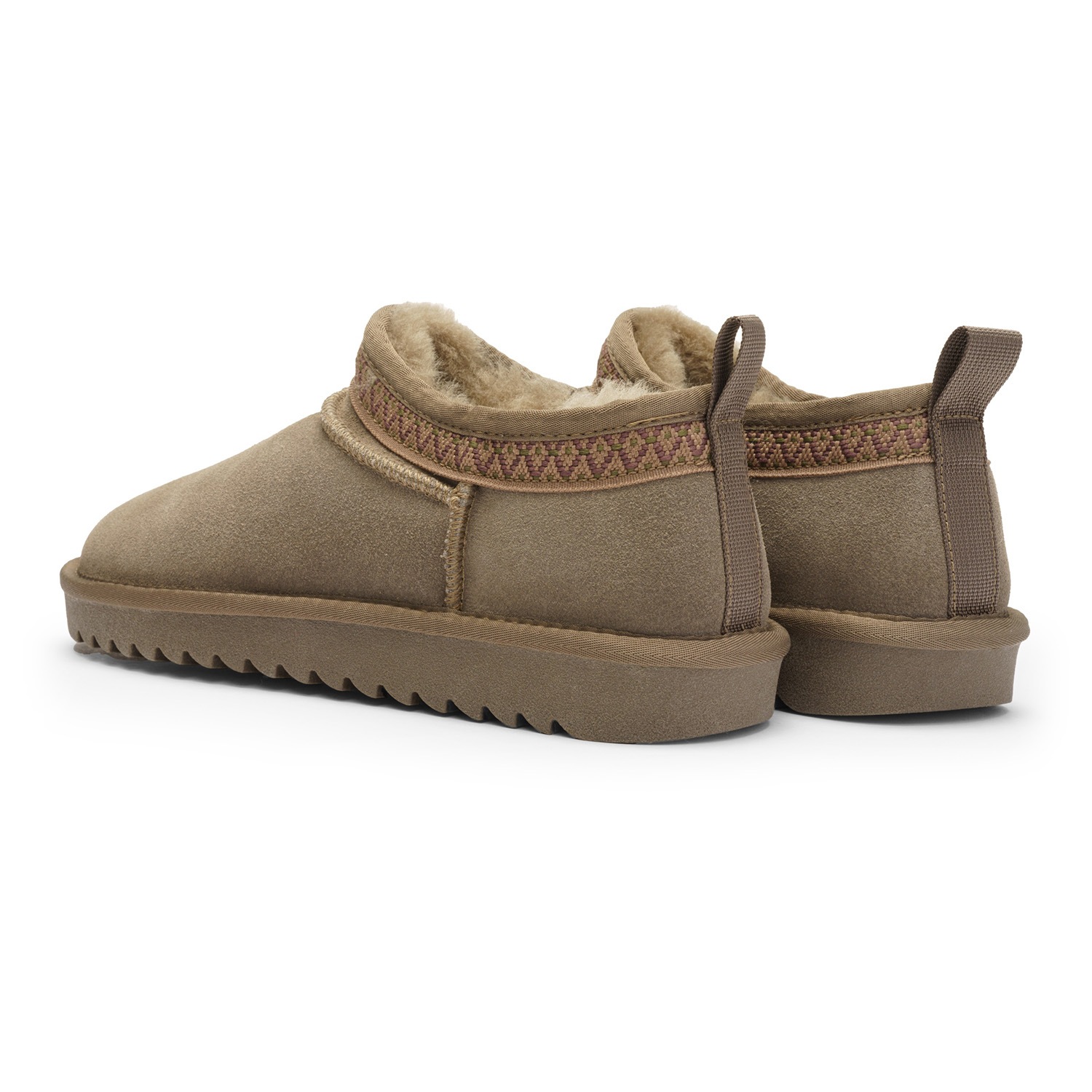 Winterboots ARA "ALASKA", Damen, Gr. 41, beige (taupe), Lammfell, Veloursleder, ethno, Schuhe Winterboots, Schlupfboots, Plateauboots, Hausschuh mit modischem kurzen Schaft 6