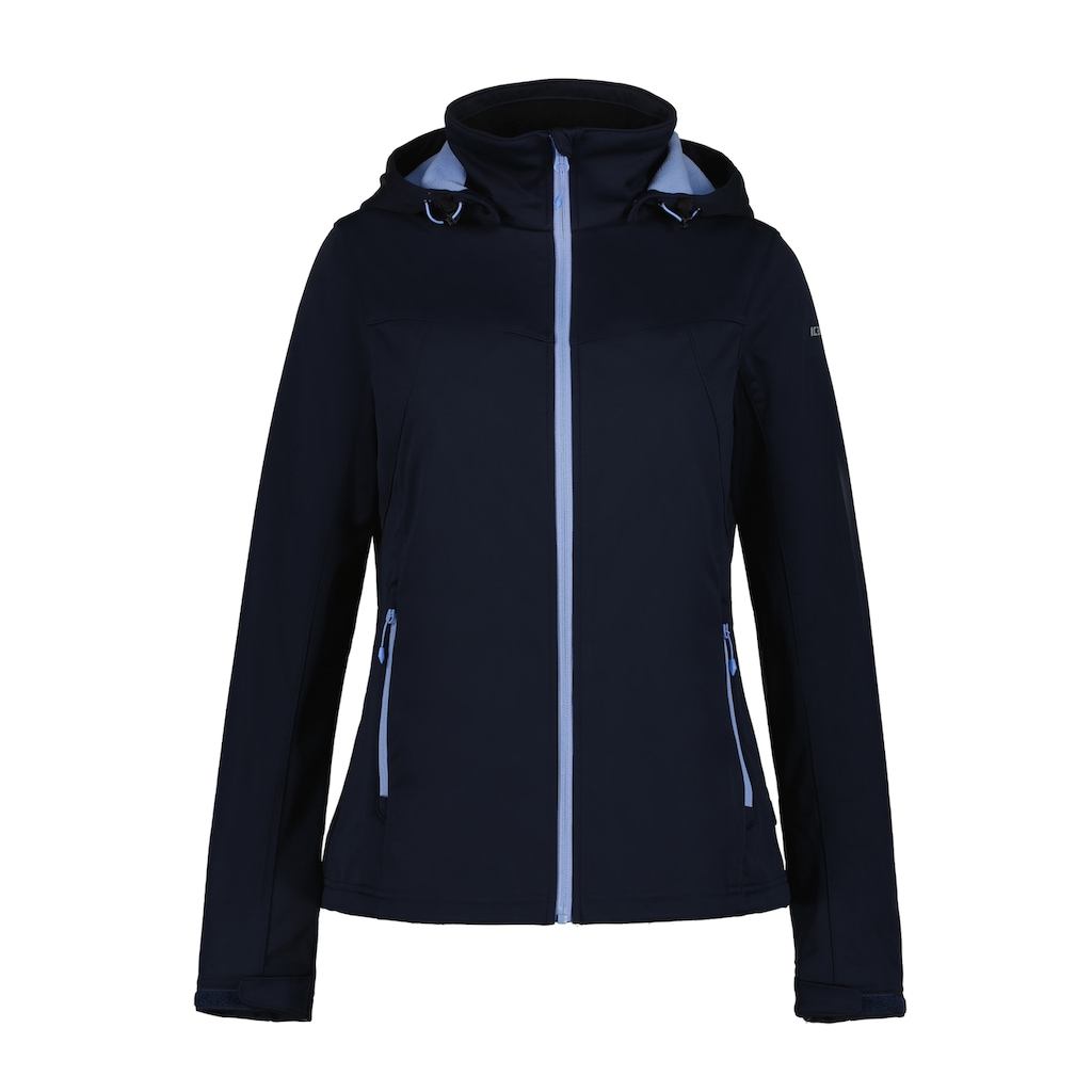 Icepeak Softshelljacke »D SOFTSHELLJACKE BOISE«, mit Kapuze, Wasserdicht & Winddicht