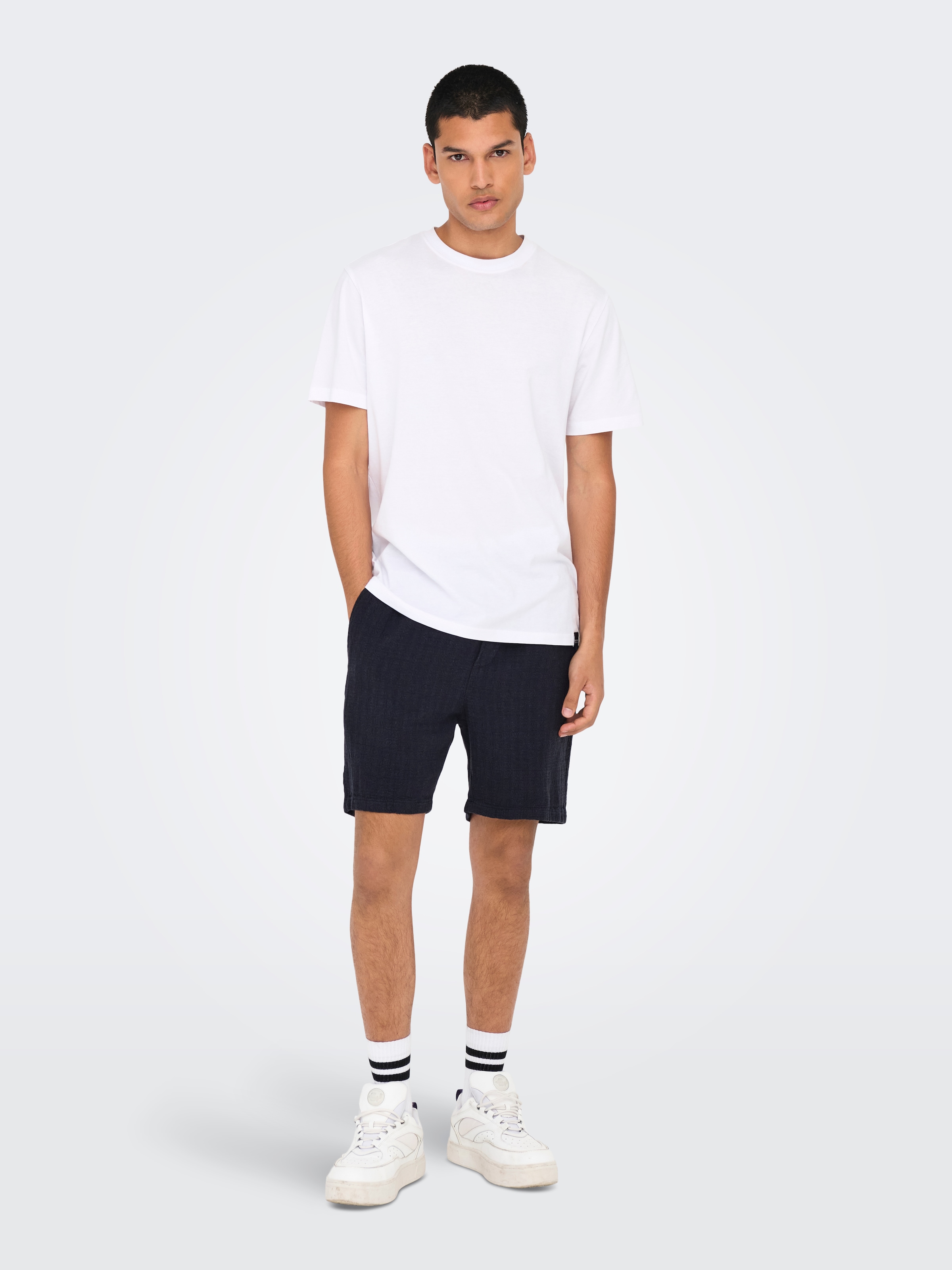 ONLY & SONS Shorts »ONSTEL LINEN LATHAM 0257 SHORTS«