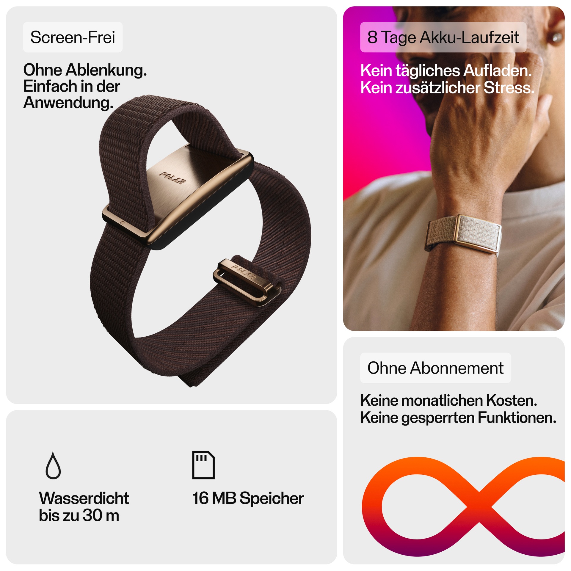 Polar Fitness-Tracker »LOOP GEN2 S-L«