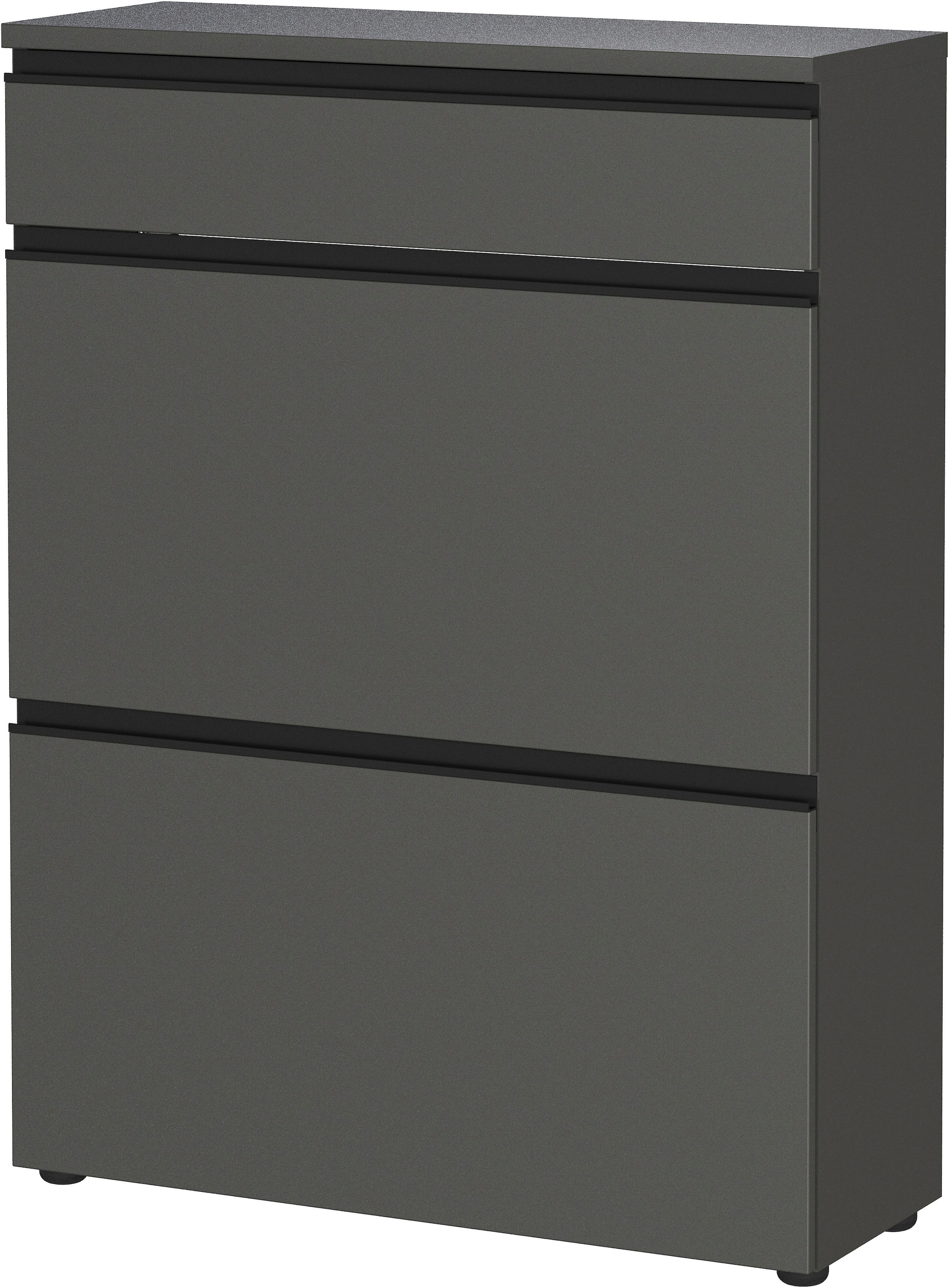 GERMANIA Schuhschrank "Baldone" 1 Stk. tlg. Schuhklapper, mit Schublade, Griffe aus Metall, Tiefe: 29 cm