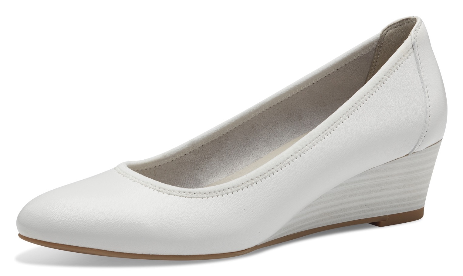Tamaris Pumps, Keilabsatz, Halbschuh, Schlupfschuh mit komfortablem Elastik günstig online kaufen