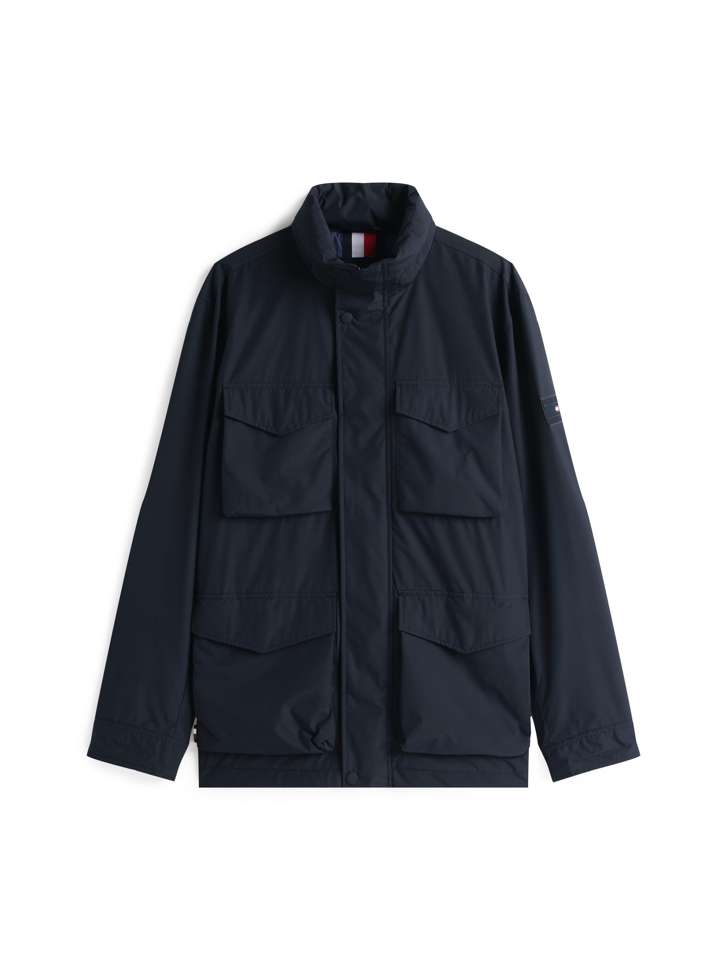 Tommy Hilfiger Fieldjacket »PACKABLE FIELD JACKET«, mit Kapuze, Kapuze im Kragen verstaubar