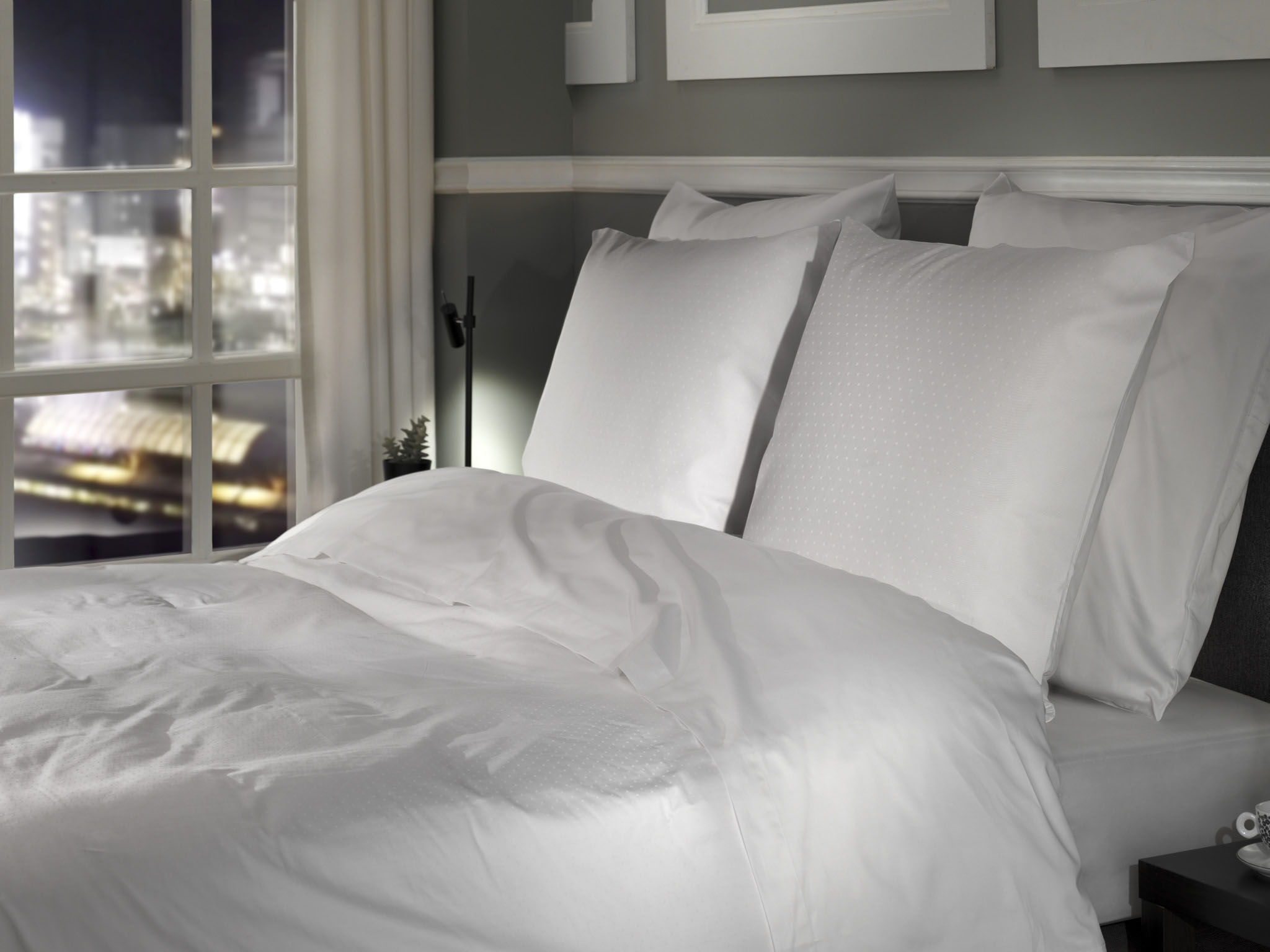 Thumbnail - Heckett & Lane Bettwäsche "Punto" 2 Stk. gepunktet, 100% Baumwolle ab 135x200 cm.