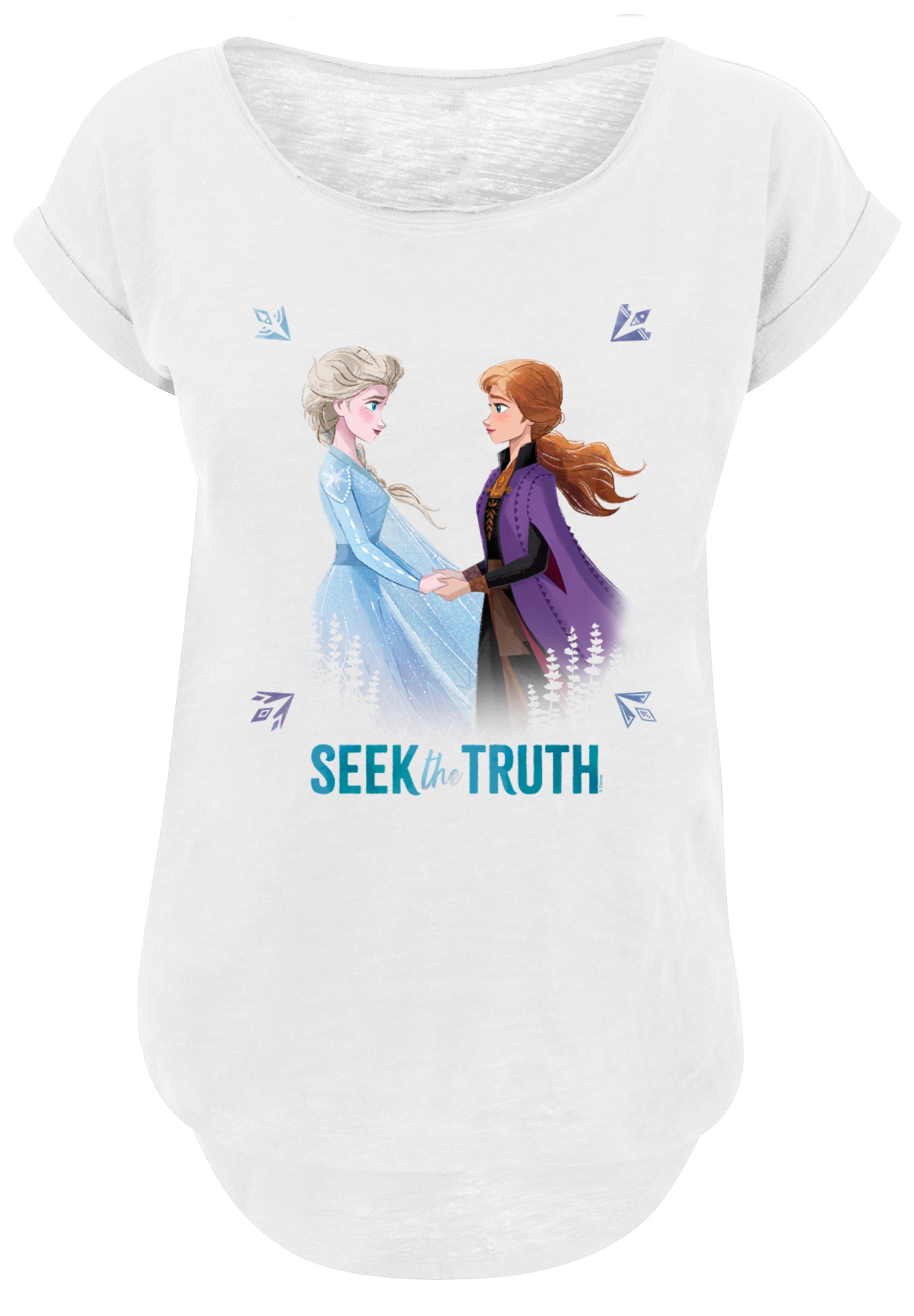 F4NT4STIC T-Shirt »Disney Frozen 2 Elsa And Anna Seek The Truth«, Print