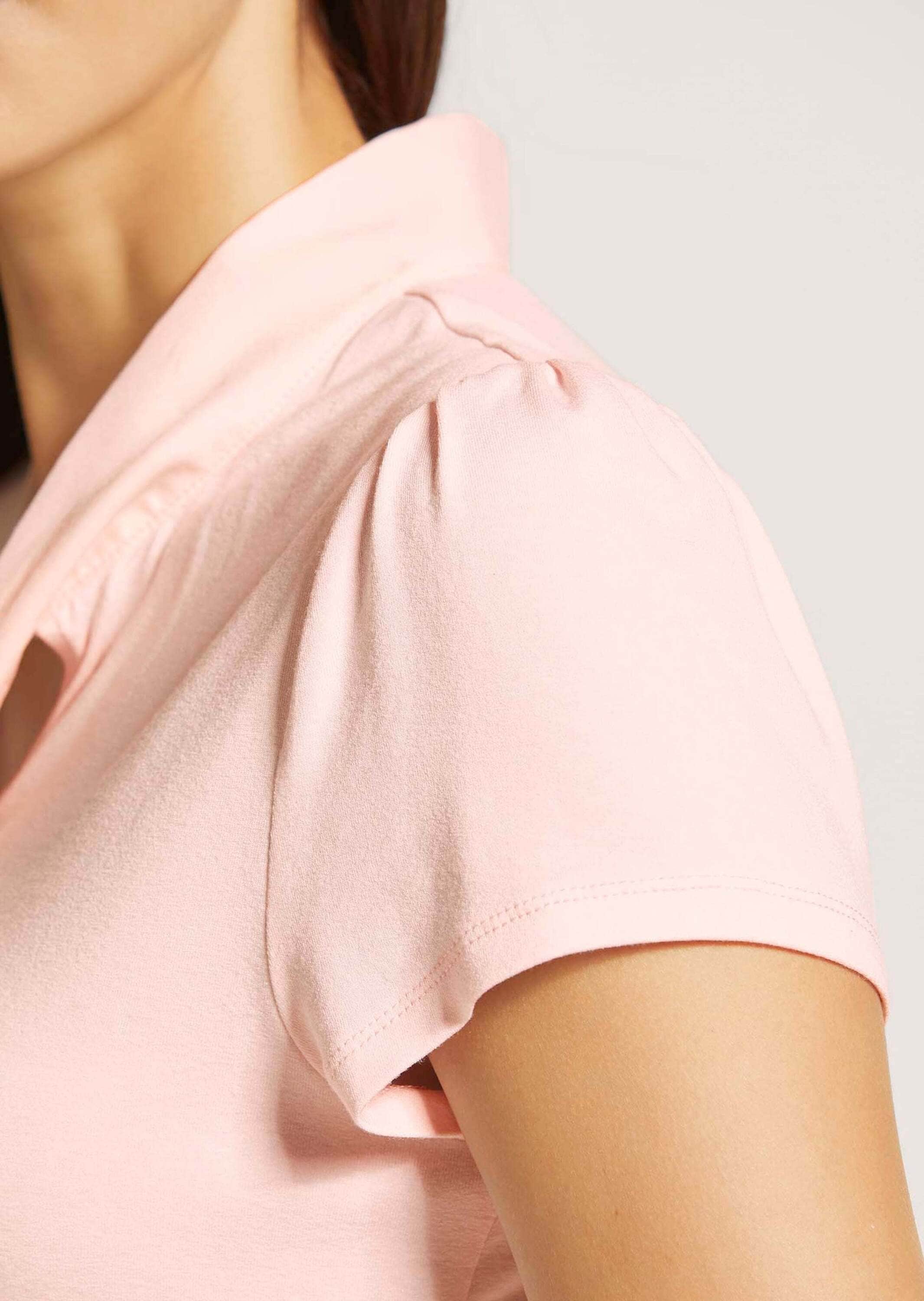 MADELEINE Kurzarmshirt »Blusenshirt Kurzarmoberteil mit Schluppe«
