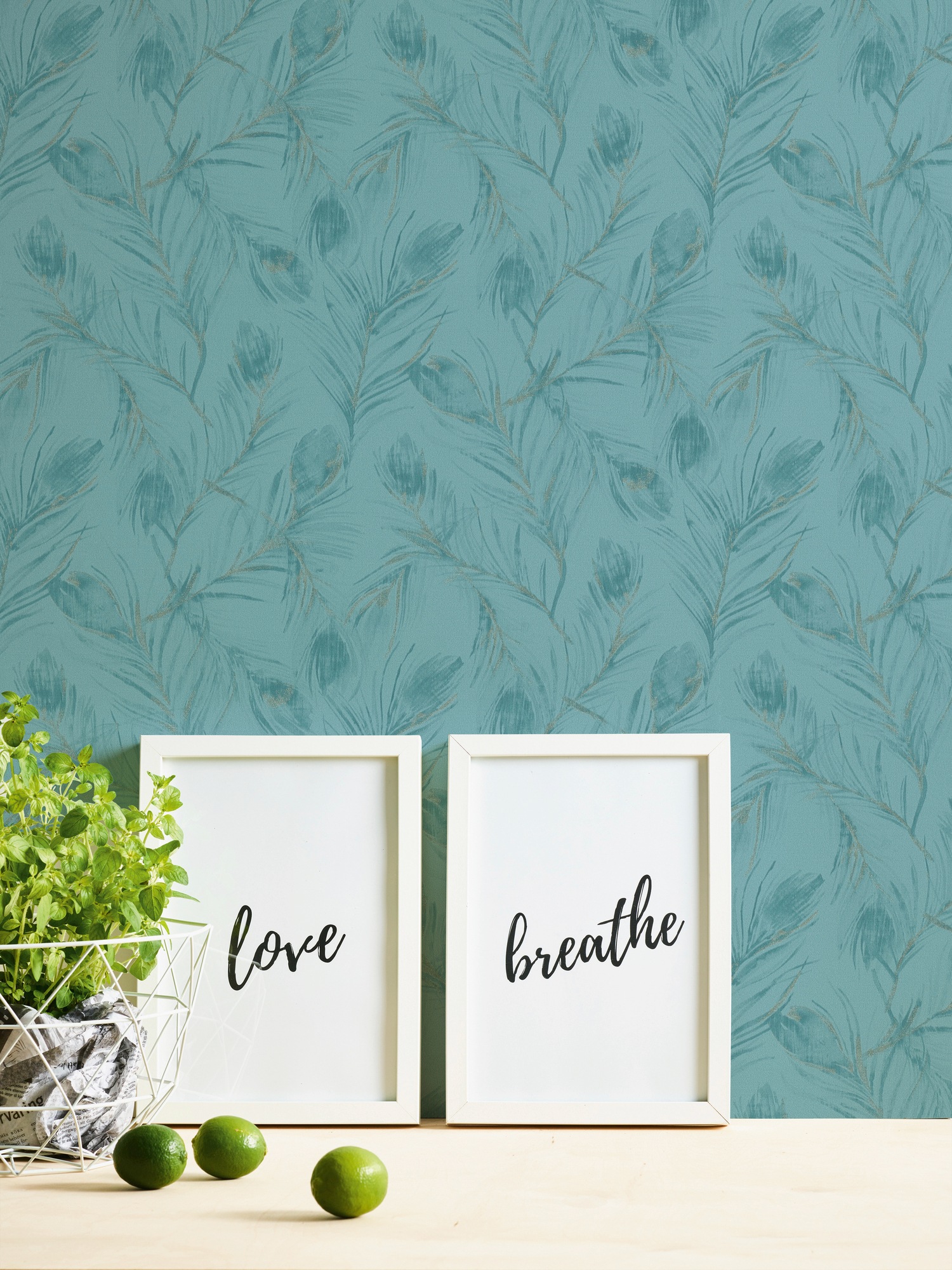 A.S. Création Vliestapete »Exotic Life mit Palmenblättern«, floral-botanisch-Wald, Tapete Blumen Tapeten Wohnzimmer Schlafzimmer Küche Bronze Flur Design