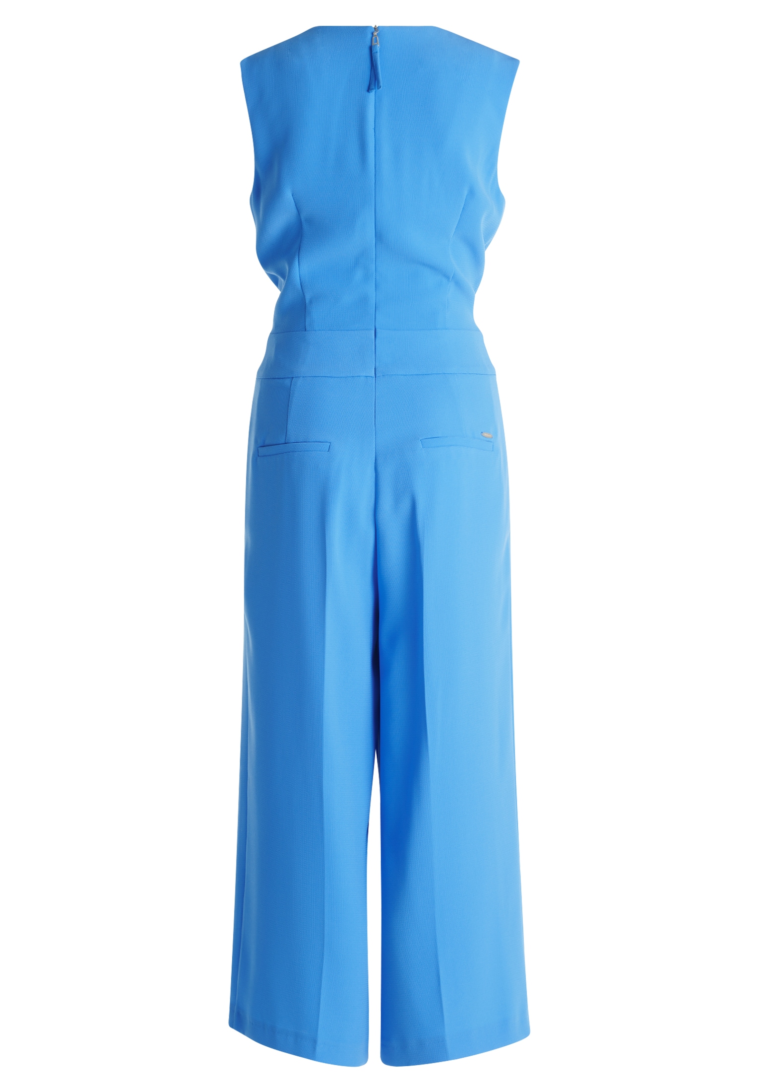 Betty&Co Overall »Betty & Co Jumpsuit mit Wasserfallausschnitt«, (1 tlg.), Nahtführung