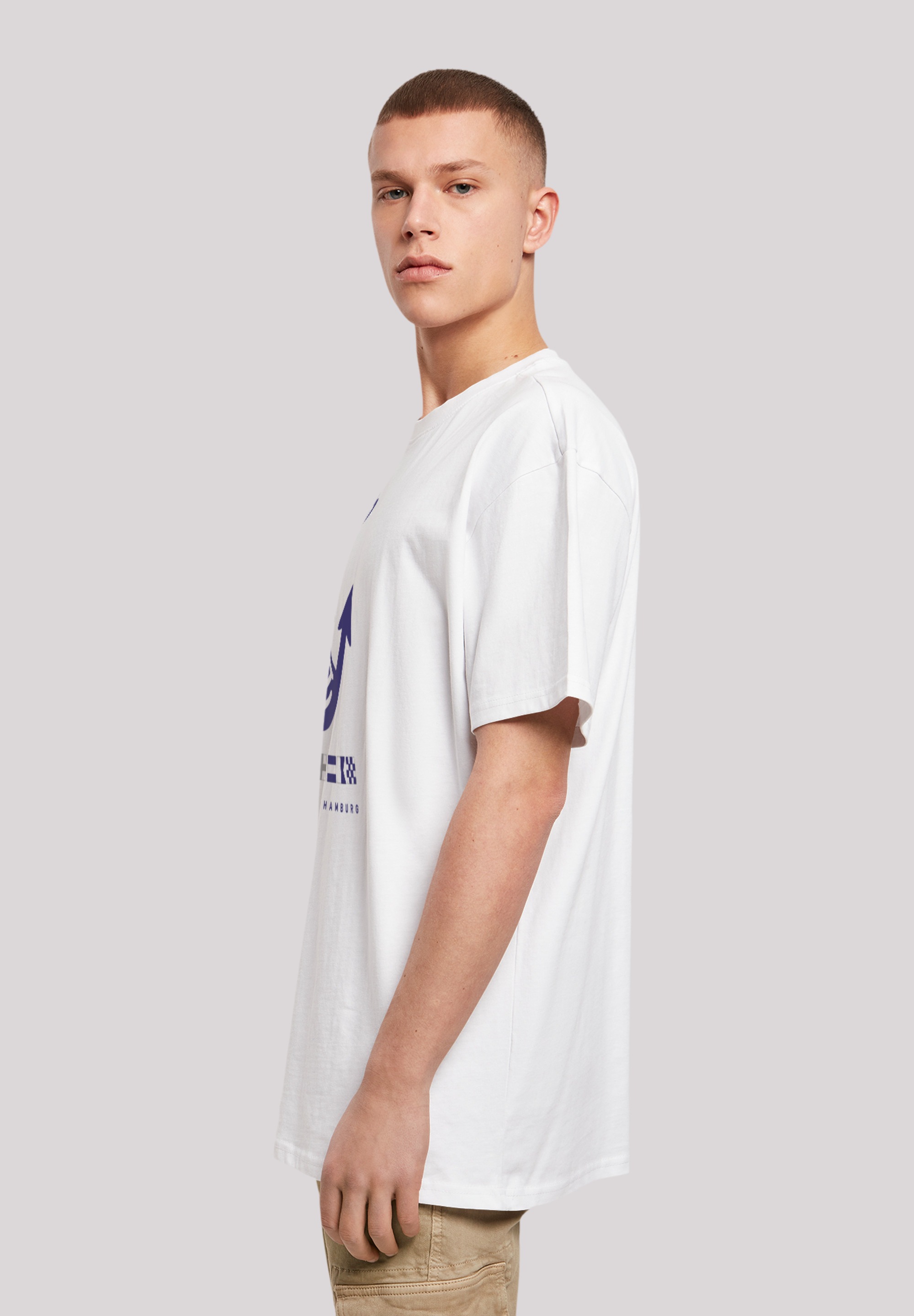 F4NT4STIC T-Shirt »Knut & Jan Hamburg Logo«, Print